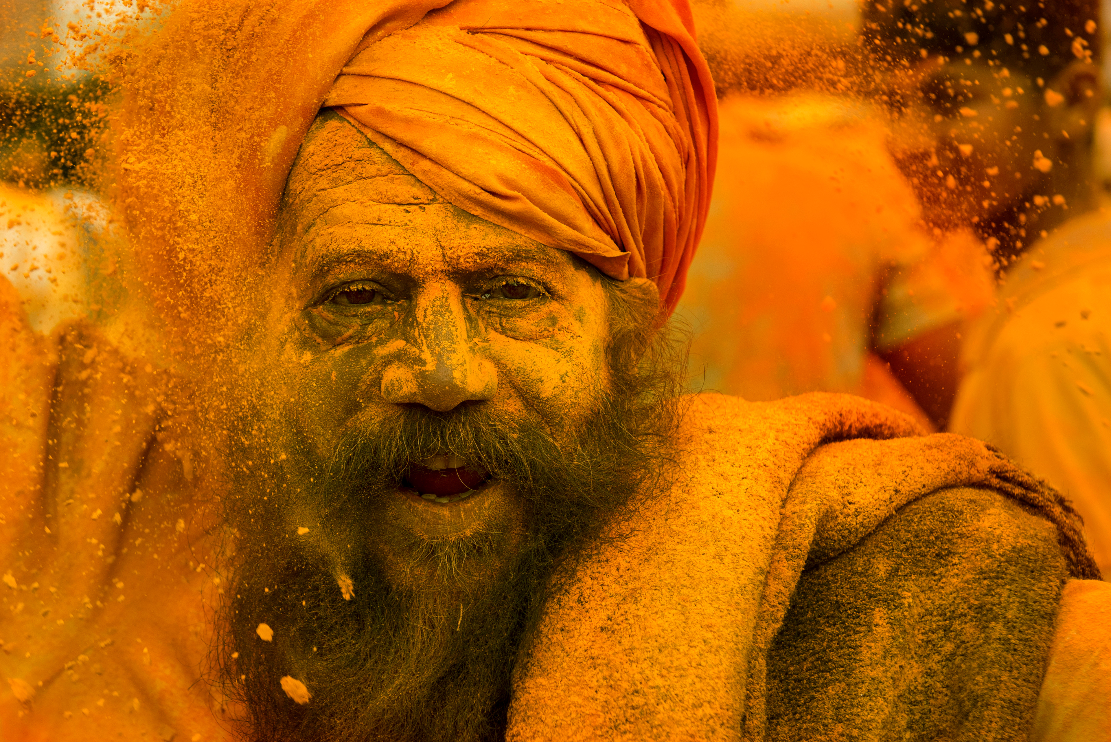 Hindu Worship on Haldi Festival, India
