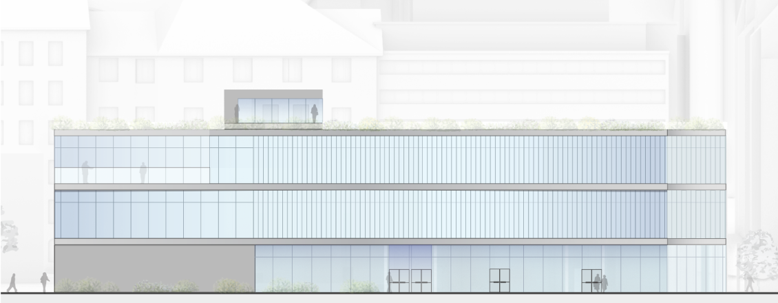 Helsinki New Museum for Art and Design Elevation (Jack Sharkey, Dillon Fraga)