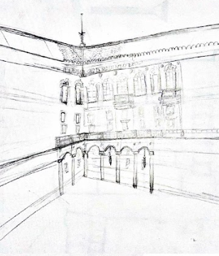 McKim Building Courtyard (BPL Copley)