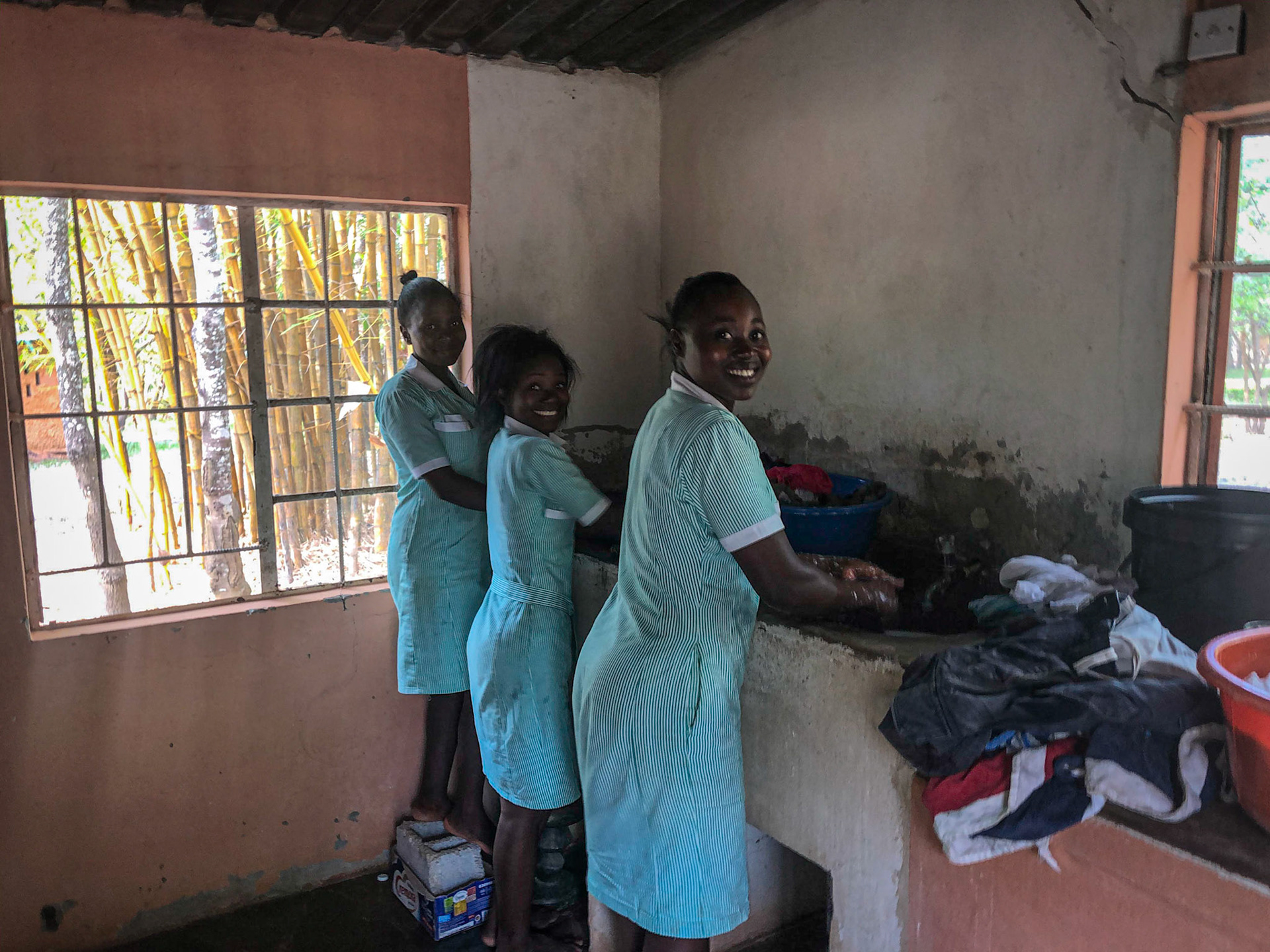 Astrid, Ruth, Carol: Launderers, Zambia ©McNairnPhotography