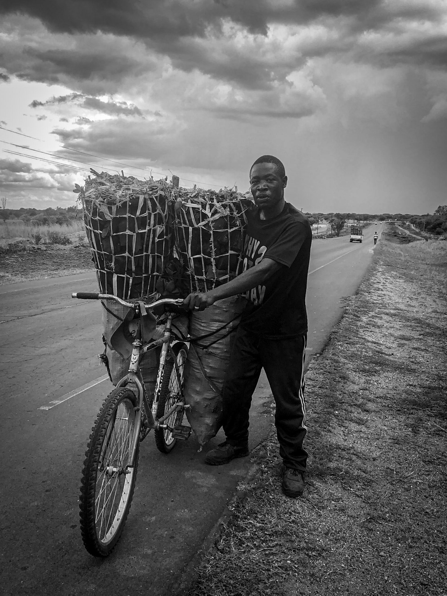 Trevor, Coarcoal transporter, Zambia ©McNairnPhotography