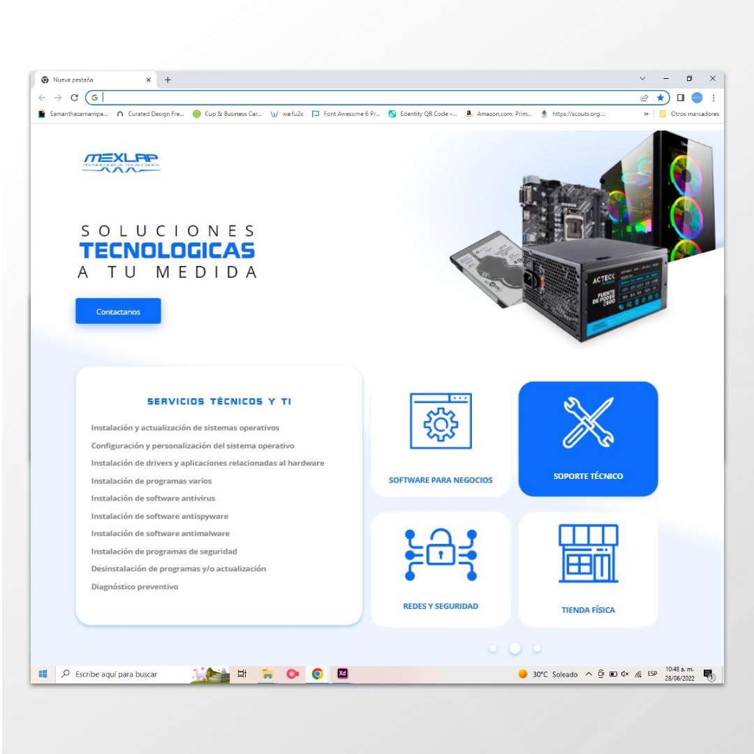Prototipo sitio web