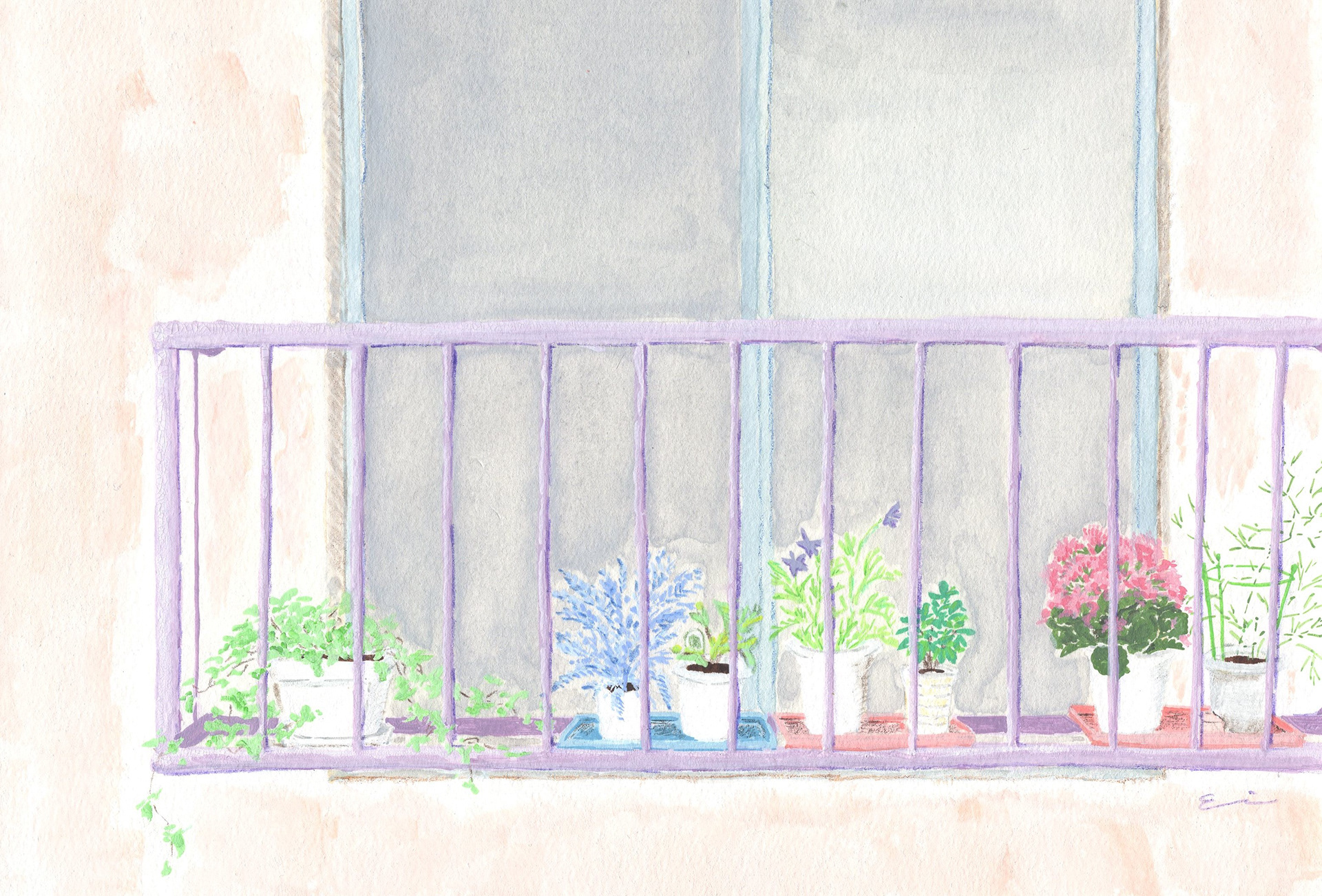 sold「ていねいな　すき」　2022　water color, paper