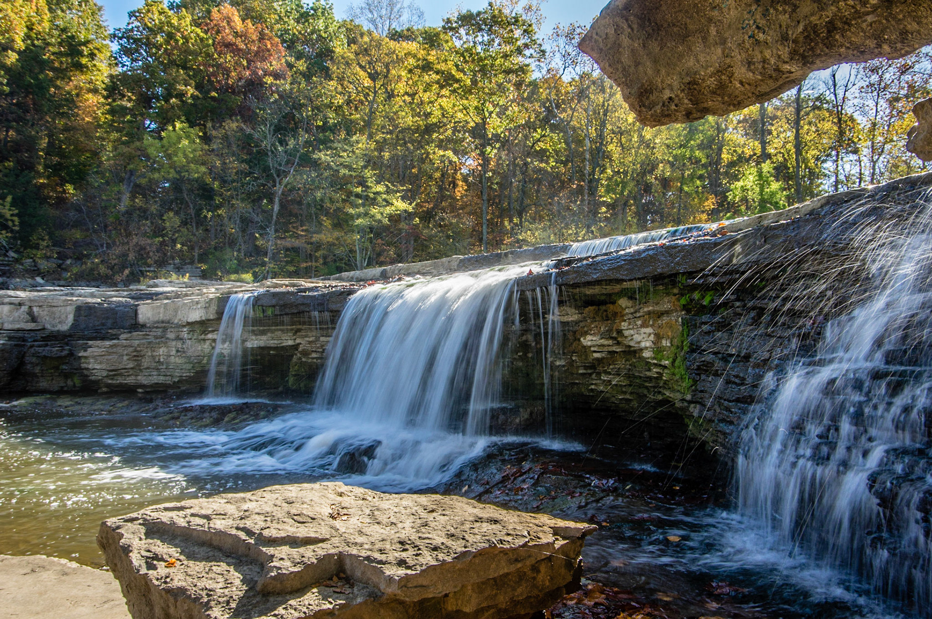 Largest waterfall in Indiana