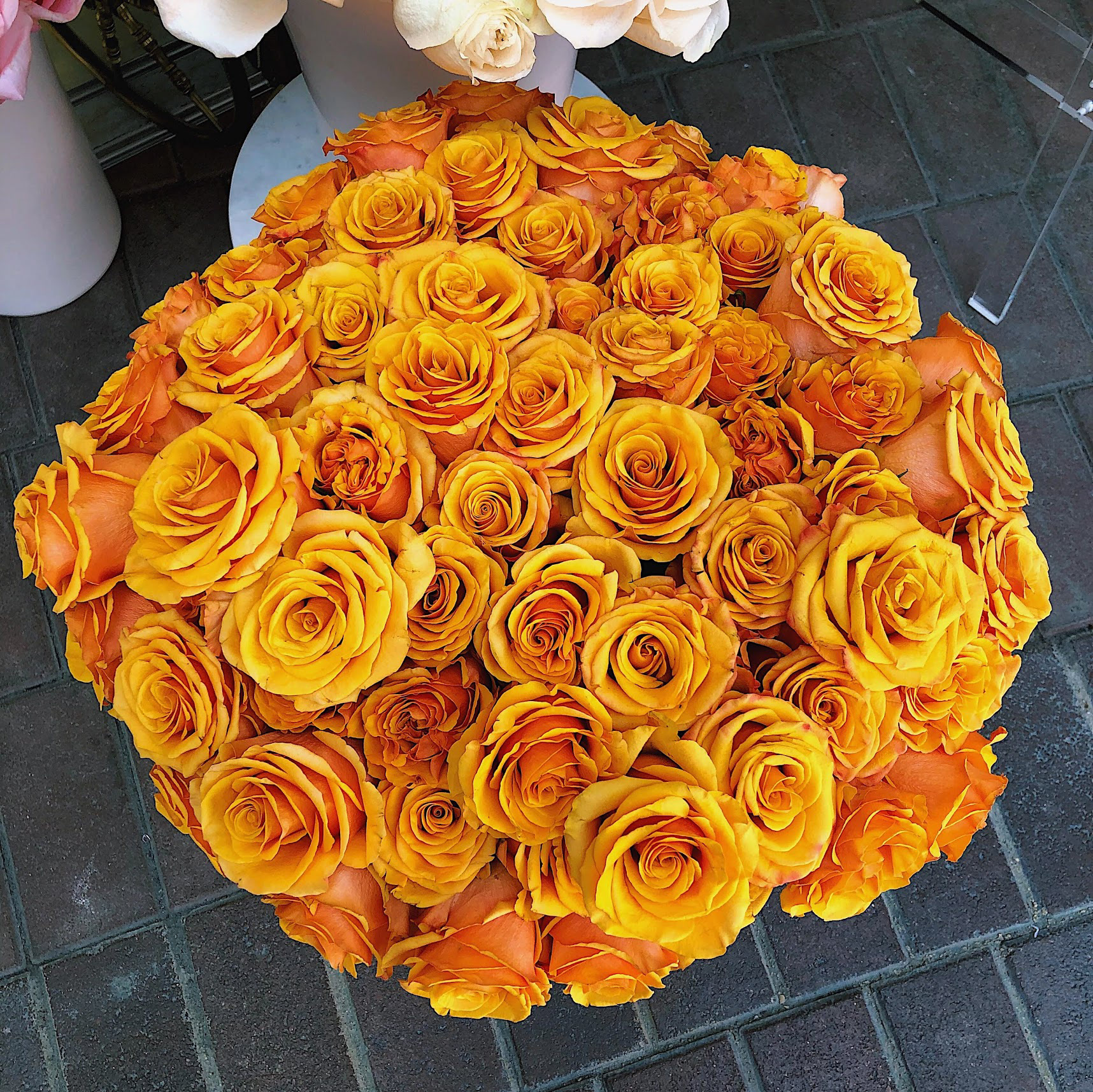 A bouquet found in LA's Fashion Island