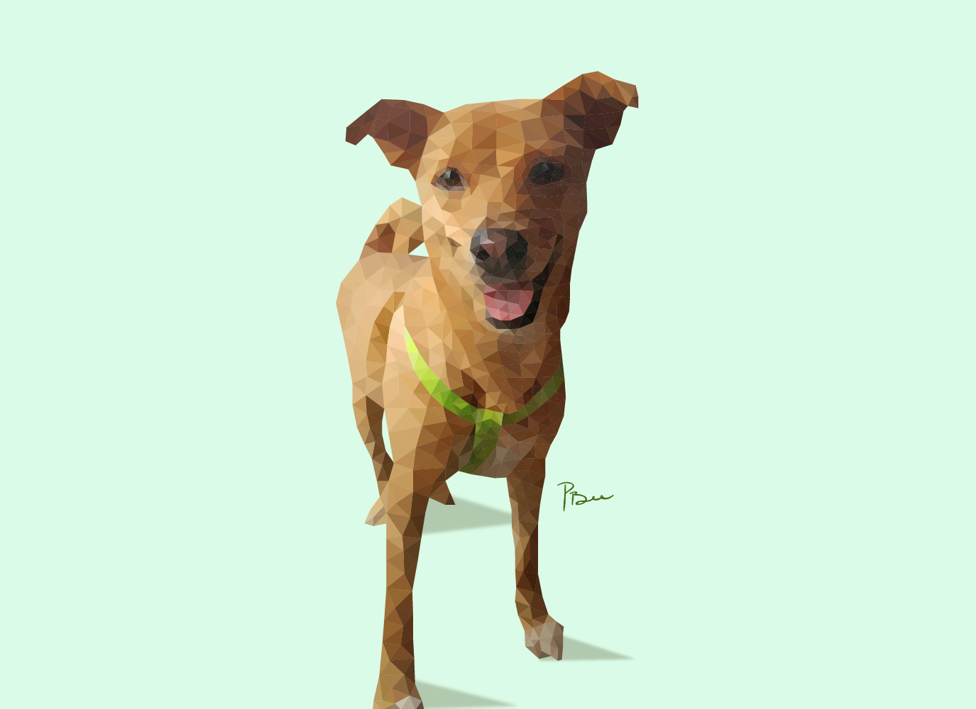 Nala Low Poly Art