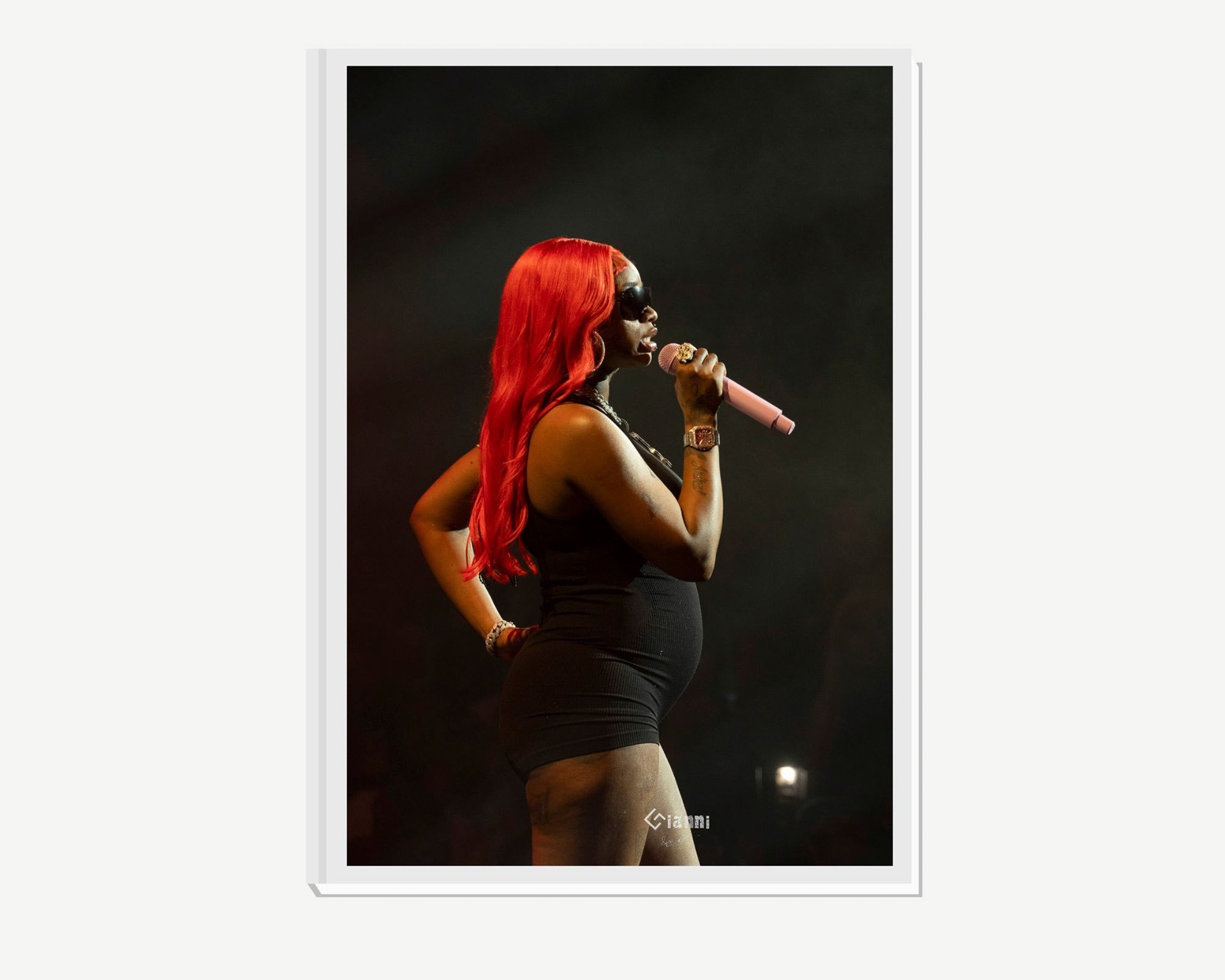 Editorial Photo Collage + Gianni Lens - img0016 Sexyy Red @ Johnny Mercer Theater Sav , Ga