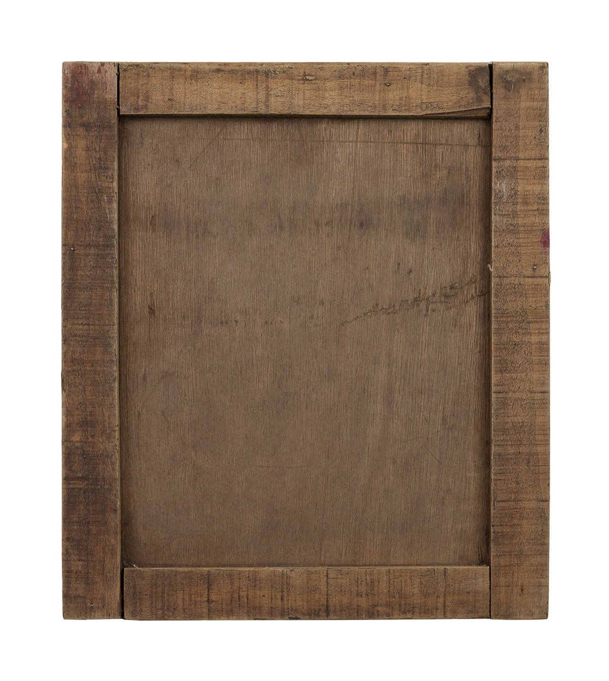 Dos de tableau peint, col. particulière