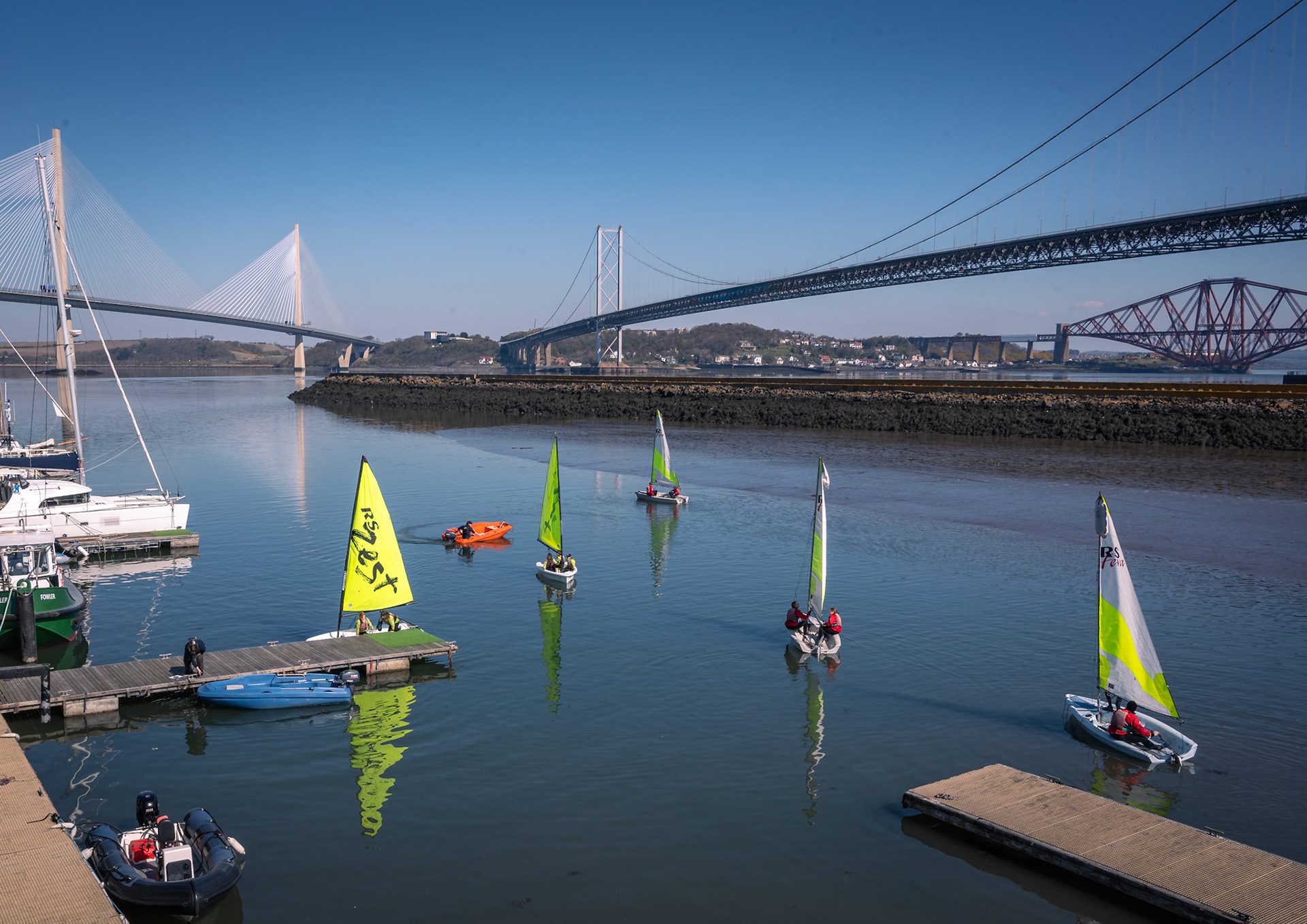 Forth Bridges from South Queensferry