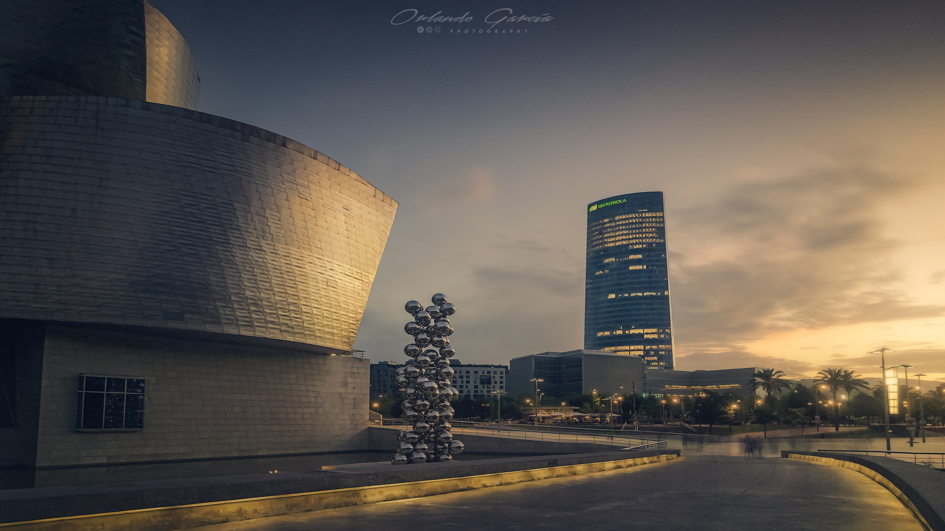 SUNSET IN BILBAO