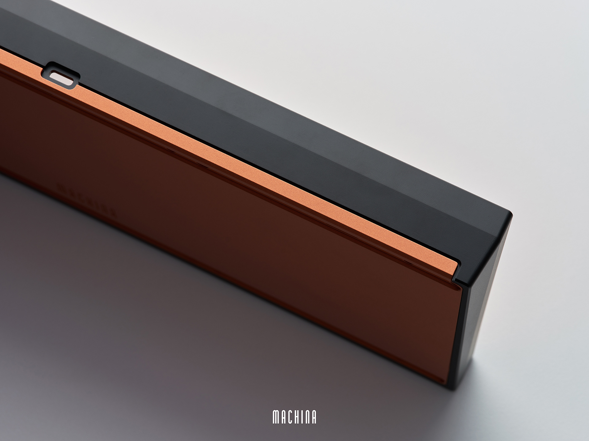 Black + Full Copper Bottom Case (clear E-coated)
