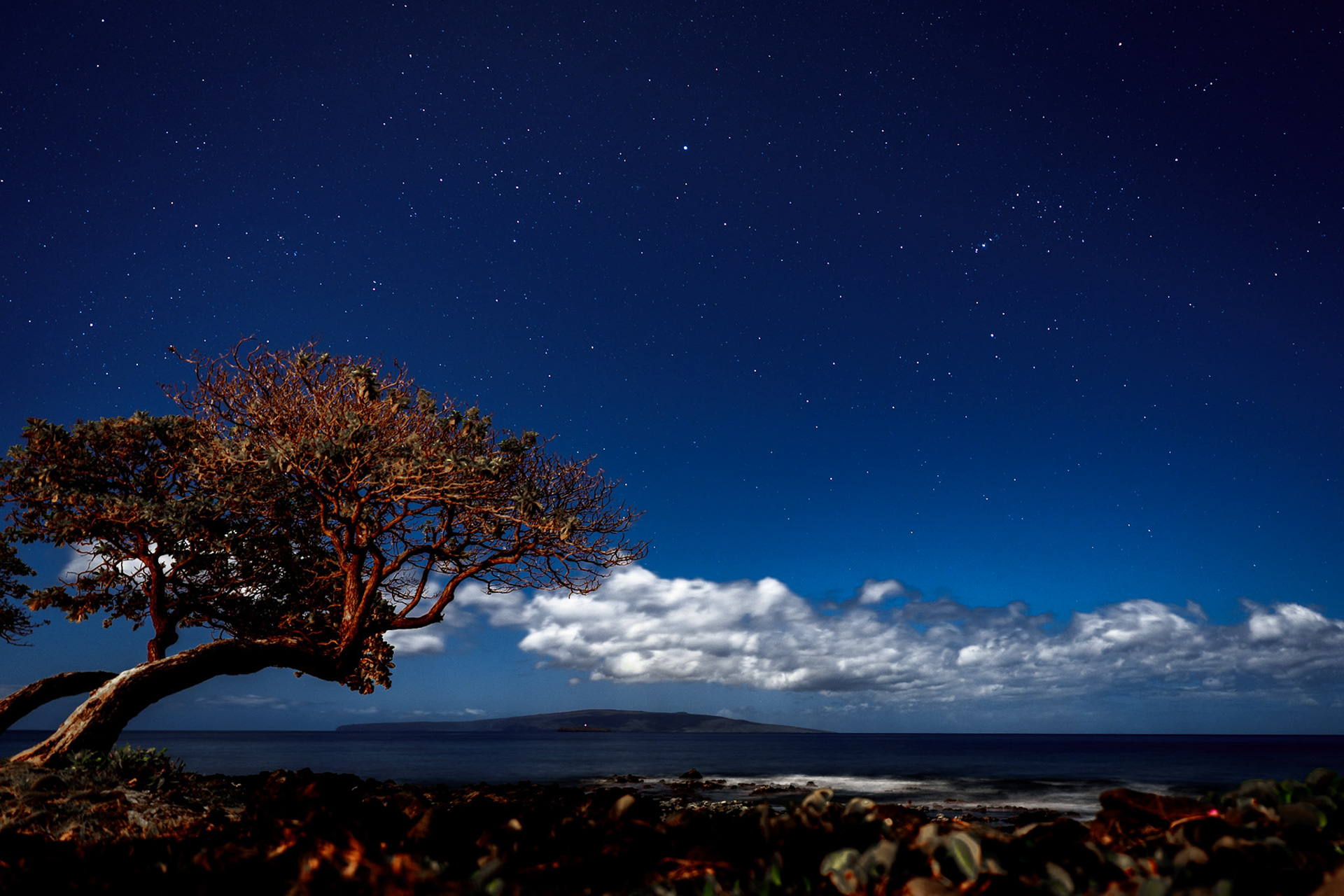 A near-full moon limited the visible stars, but still a great night