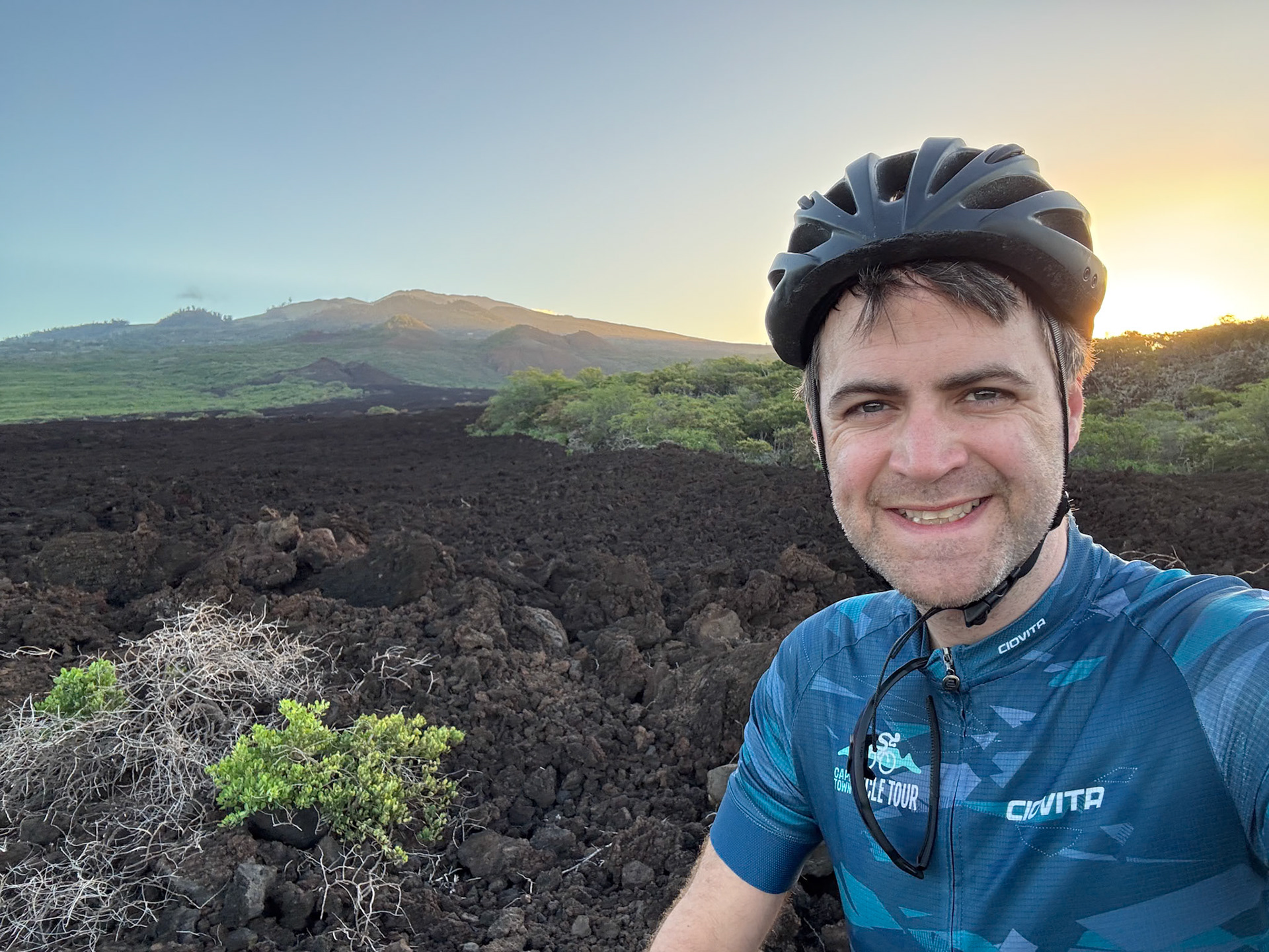 Sunrise In A Volcano Field
