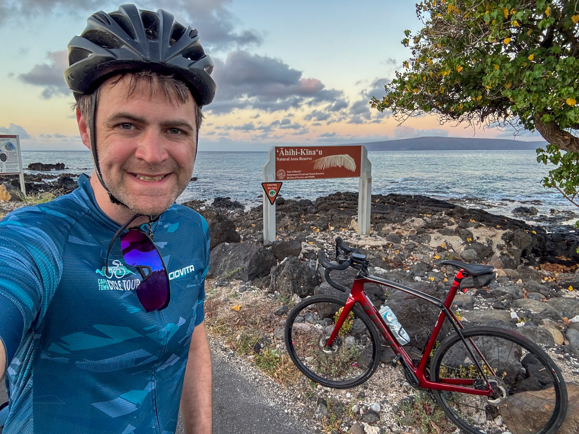 Biking To Ahihi-Kinabalu State Park