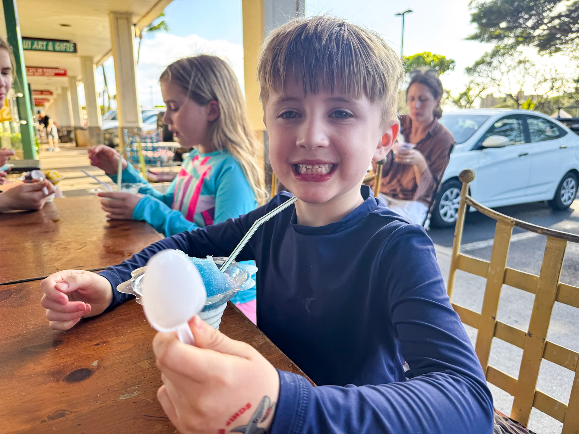 Before it ended up in the car.