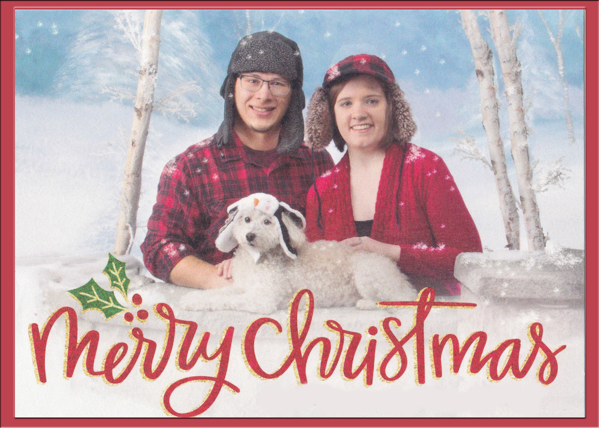 Christmas Card with Caption