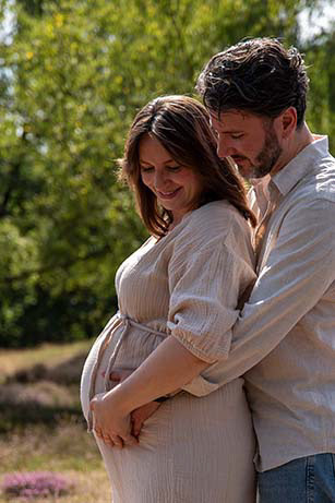 Zwangerschapsfotografie familiefotografie in Limburg of Brabant