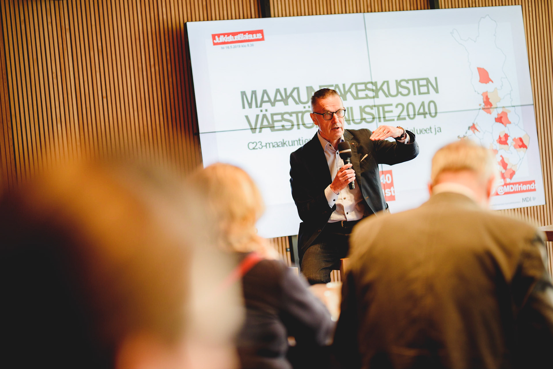 Maakuntakeskusten väestöennuste 2040, 2019.
