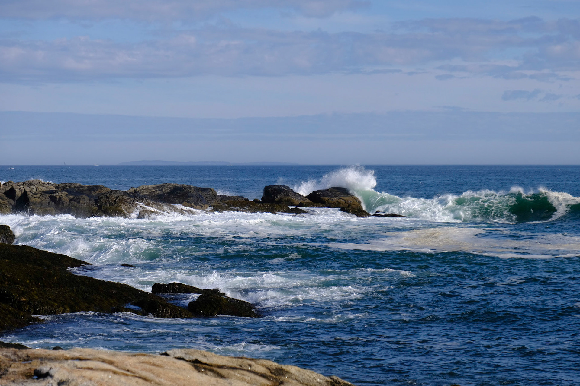 Ram Island Ligthhouse and Boothbay Ocean Path