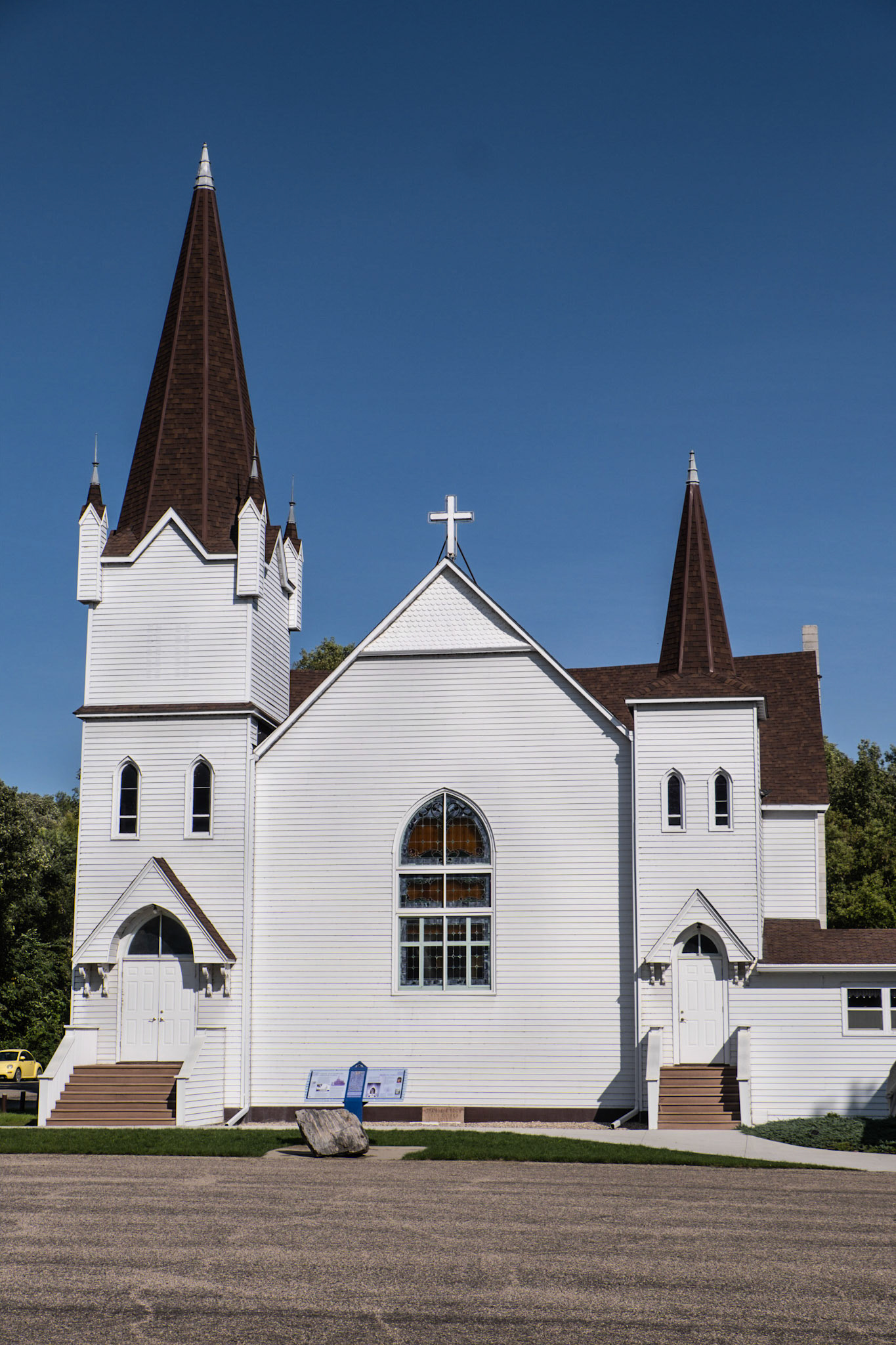 Standing Rock Luthern Church Ransom North Dakota Sheyenne River Scenic Byway
