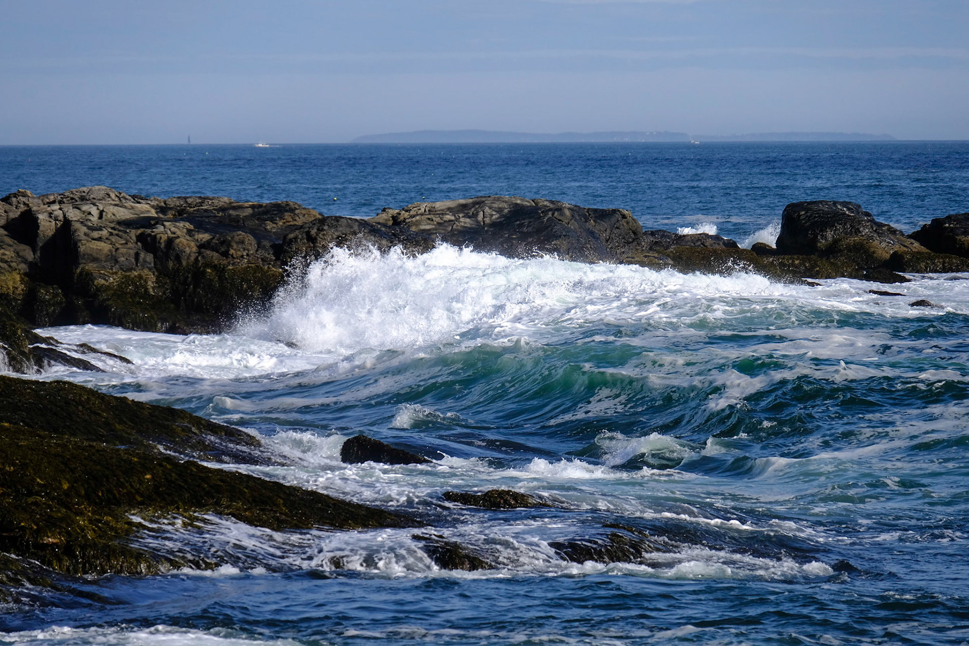 Ram Island Ligthhouse and Boothbay Ocean Path