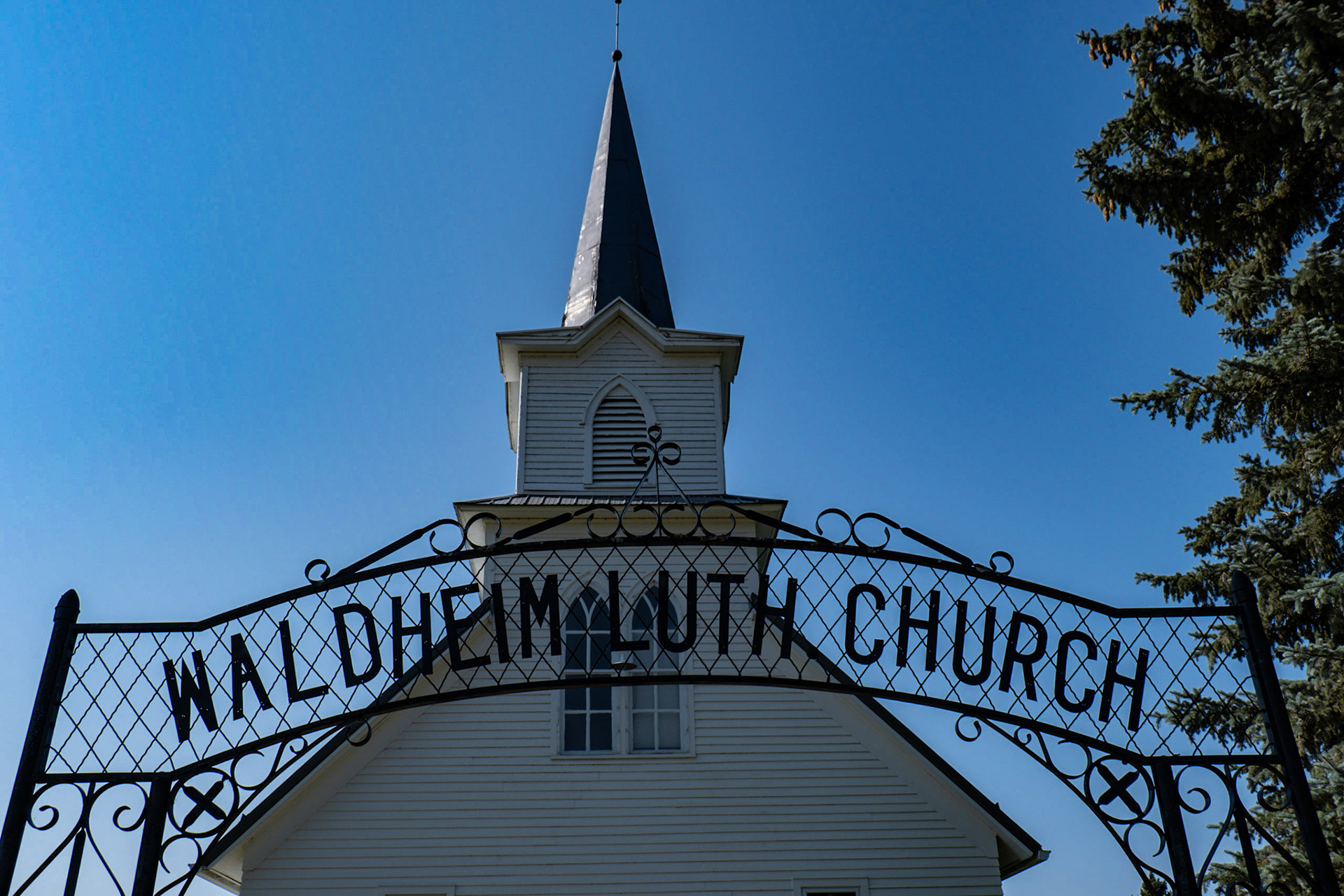 Waldheim Lutheran Church Sheyenne River Scenic Bywar