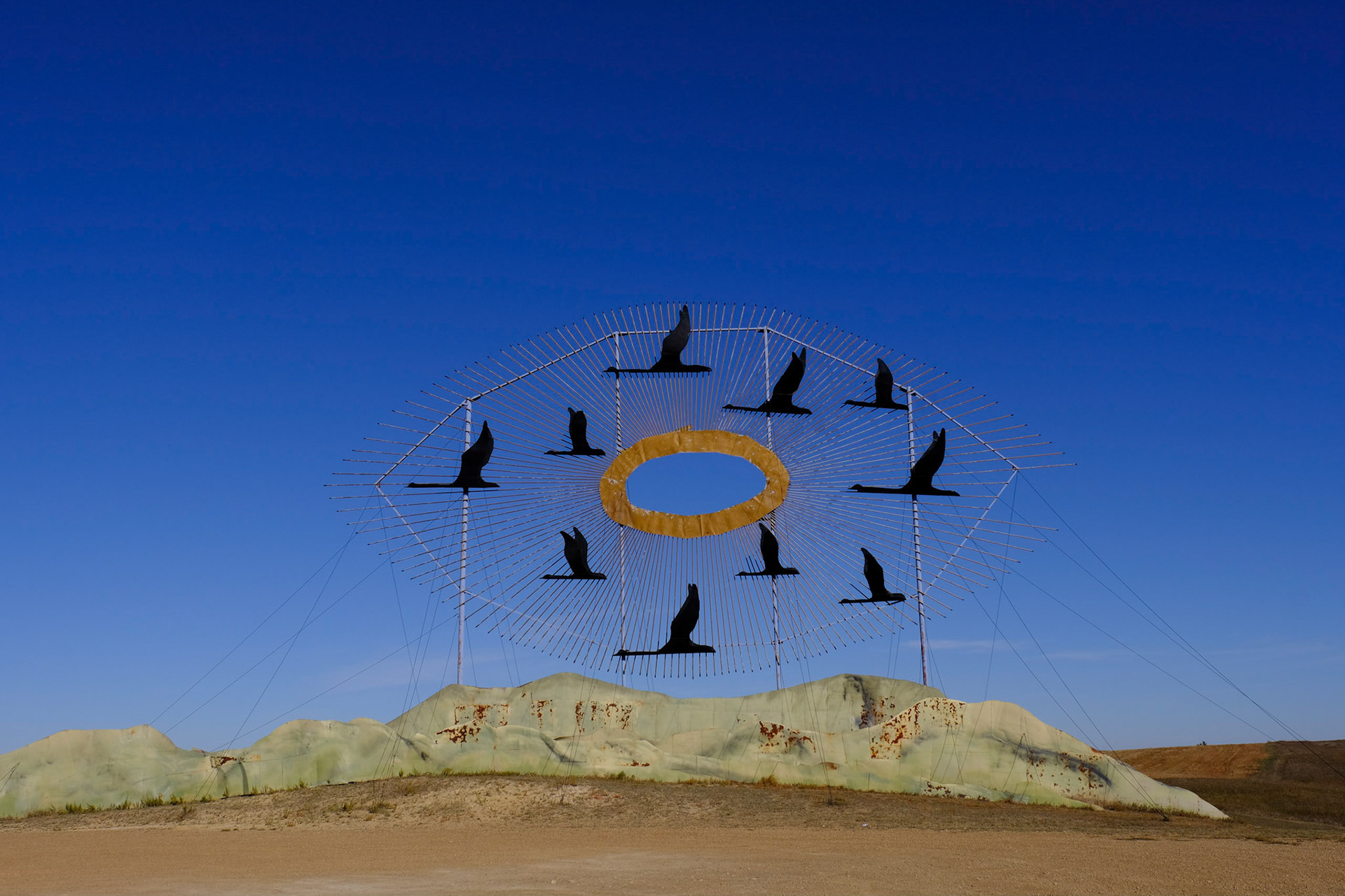 Enchanged Highway Flyikng Geese