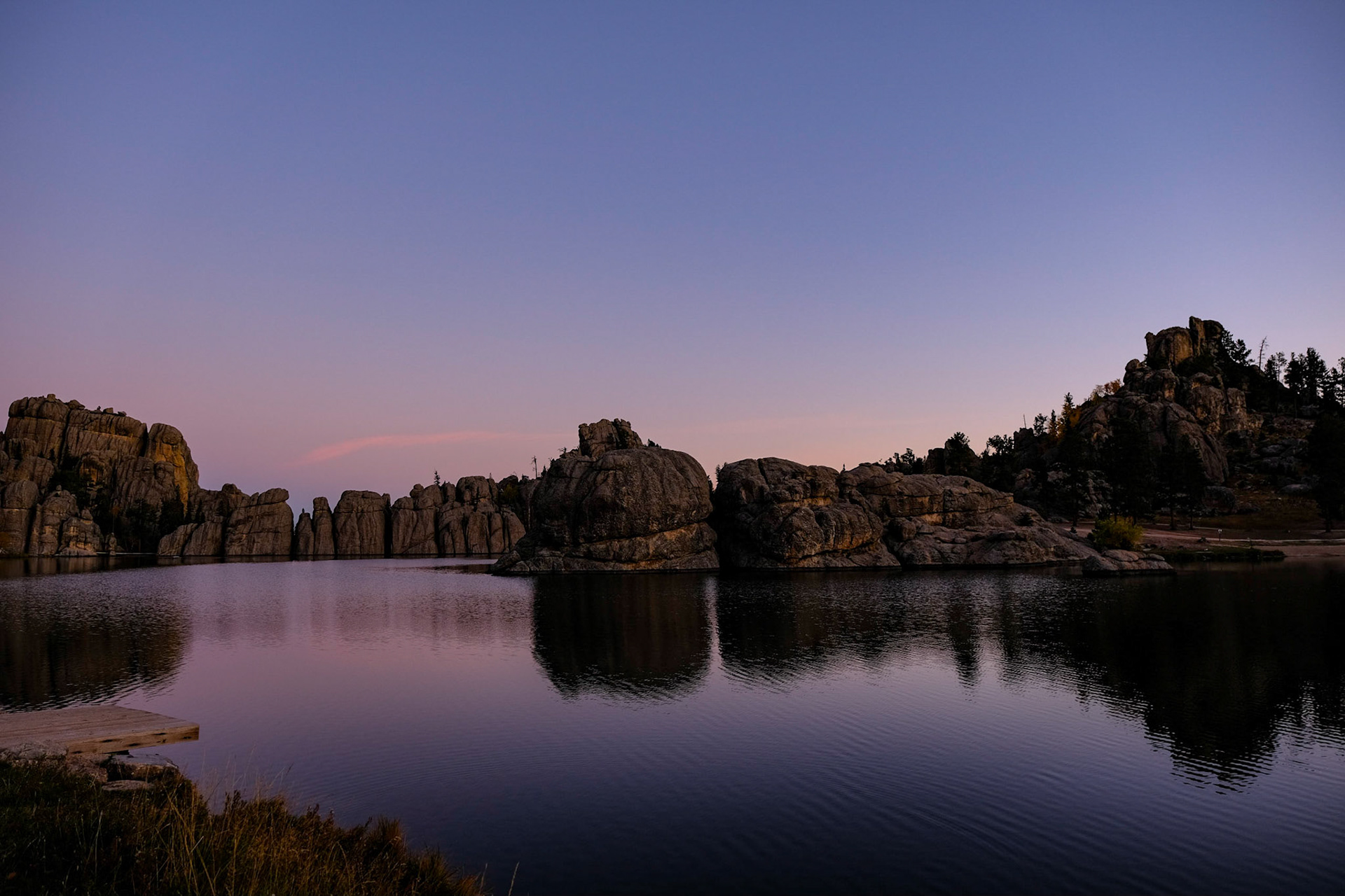 Custer State Park Slyvan Lake Sunrise