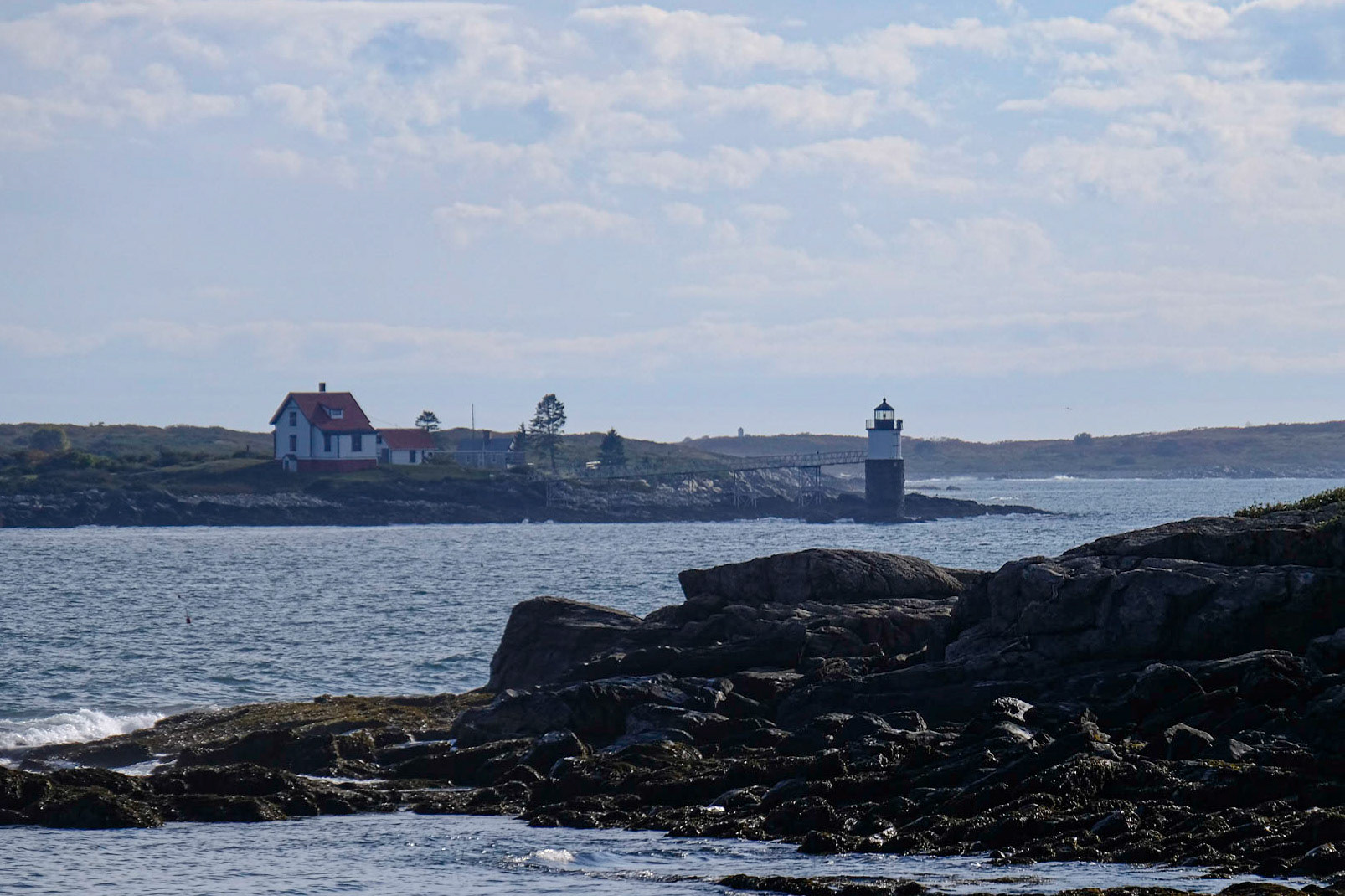 Ram Island Ligthhouse and Boothbay Ocean Path