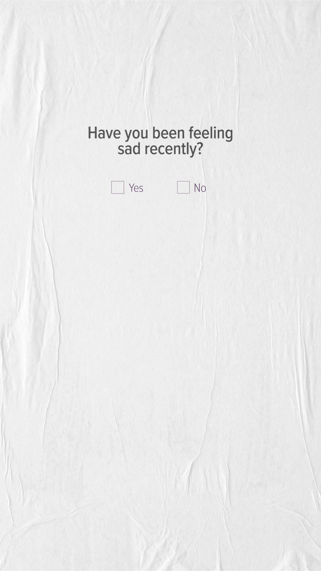 Animated advertisement for an unbranded post partum depression campaign pitch