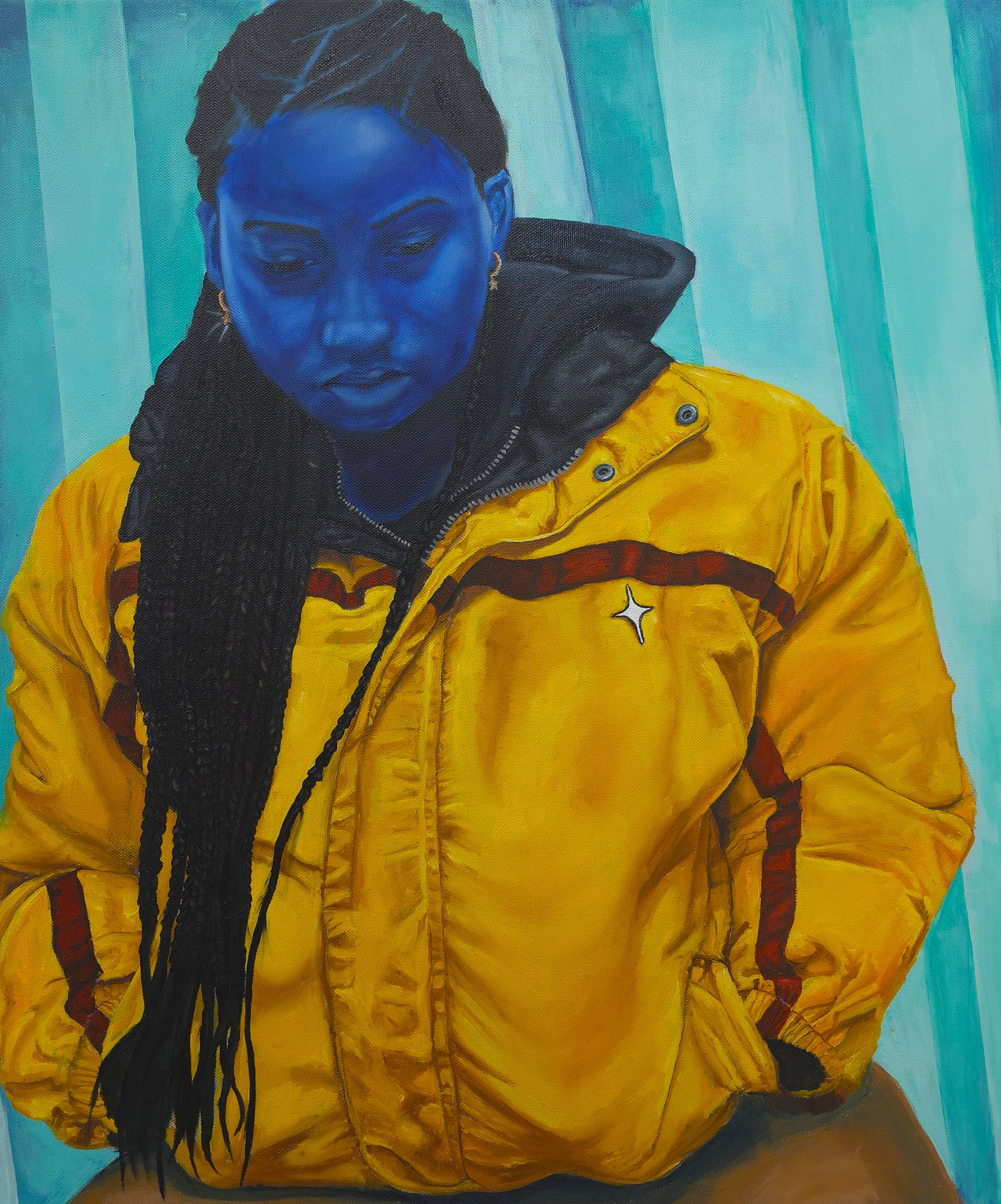 You're the Only One Watching, oil and acrylic on canvas