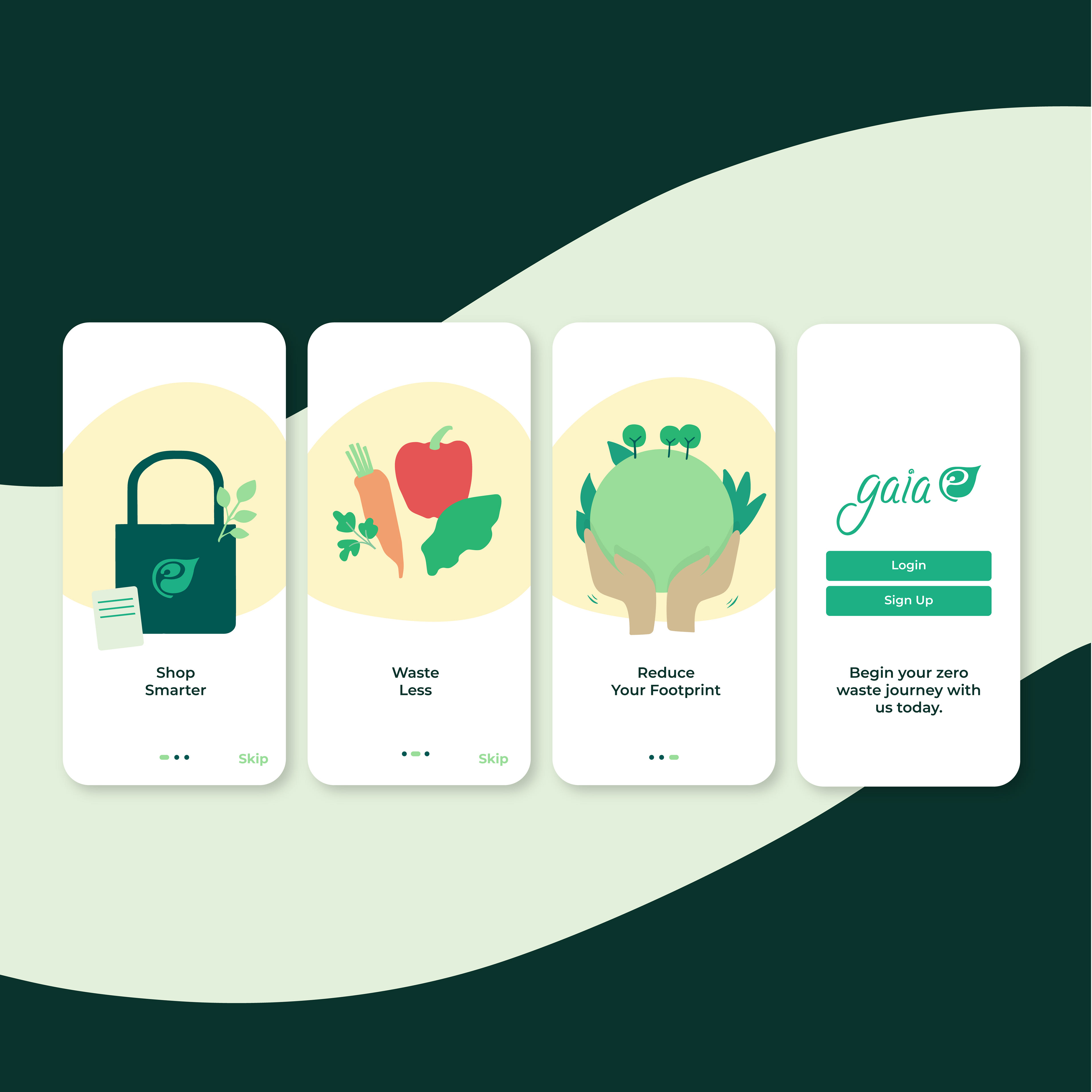 Onboarding Screens for App