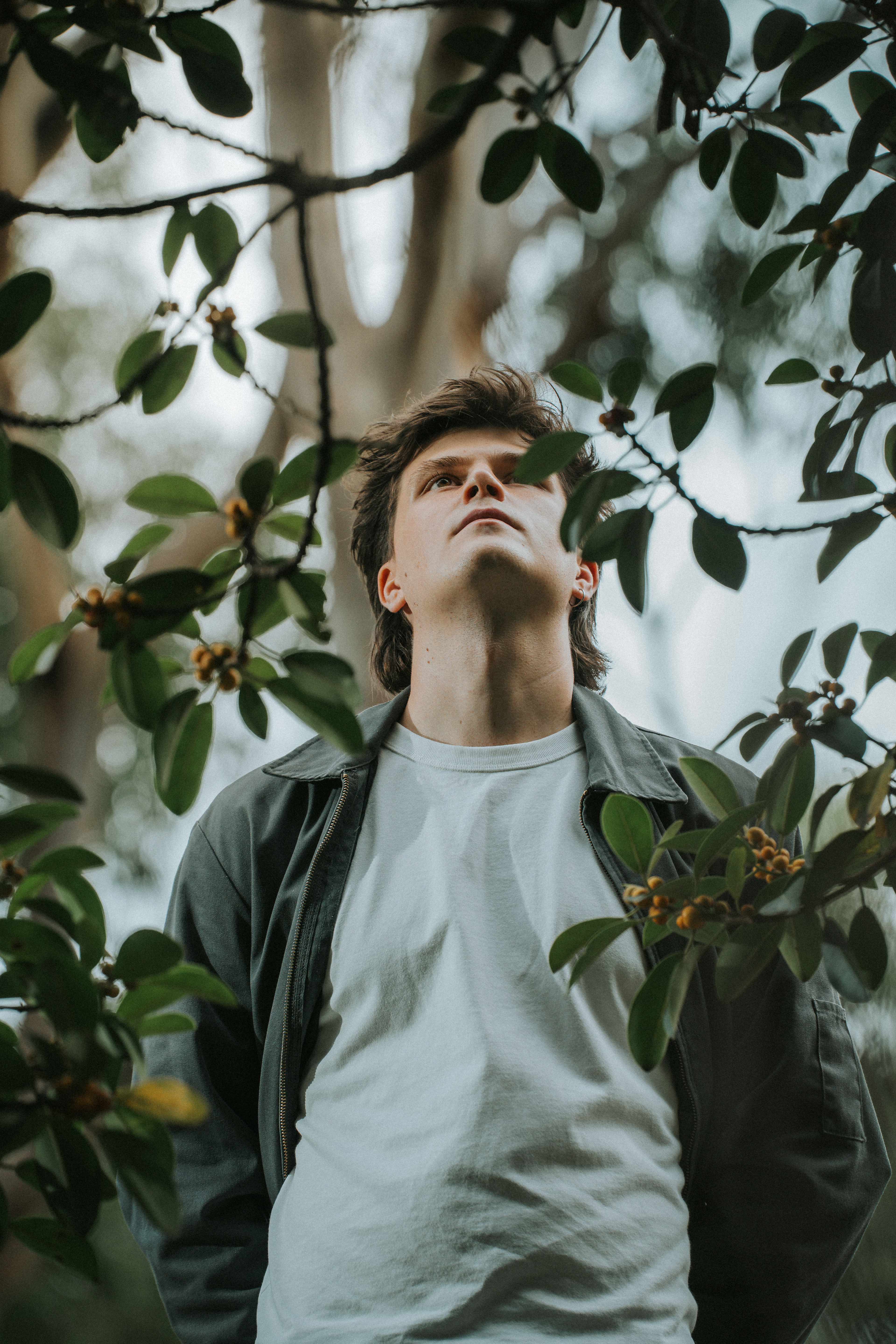 Editorial portrait of artist captured by Sydney-based fashion and branding photographer Vitor Duarte