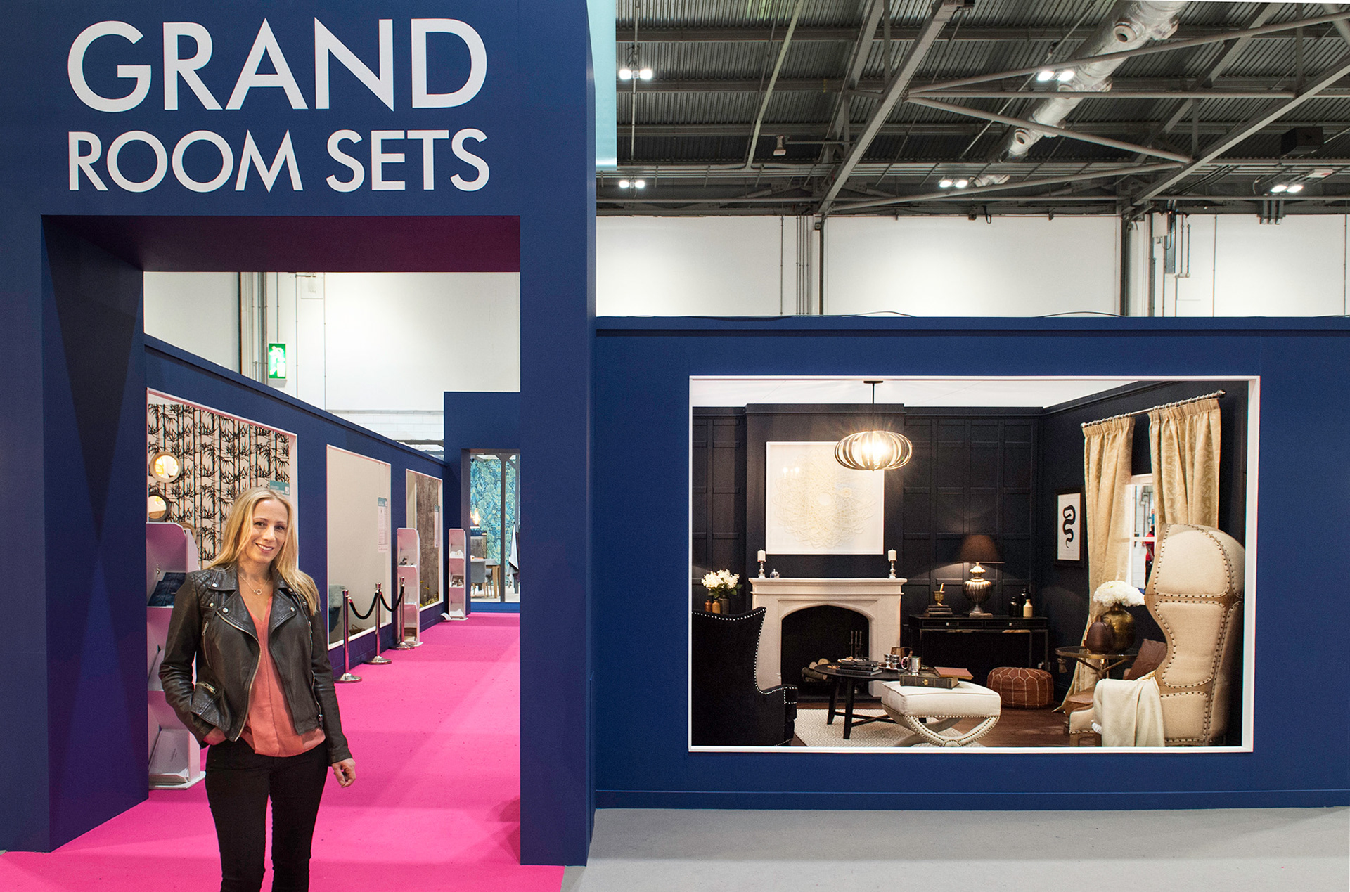Caroline Oakey (Oaki) and her room set - Grand Designs Live 2017