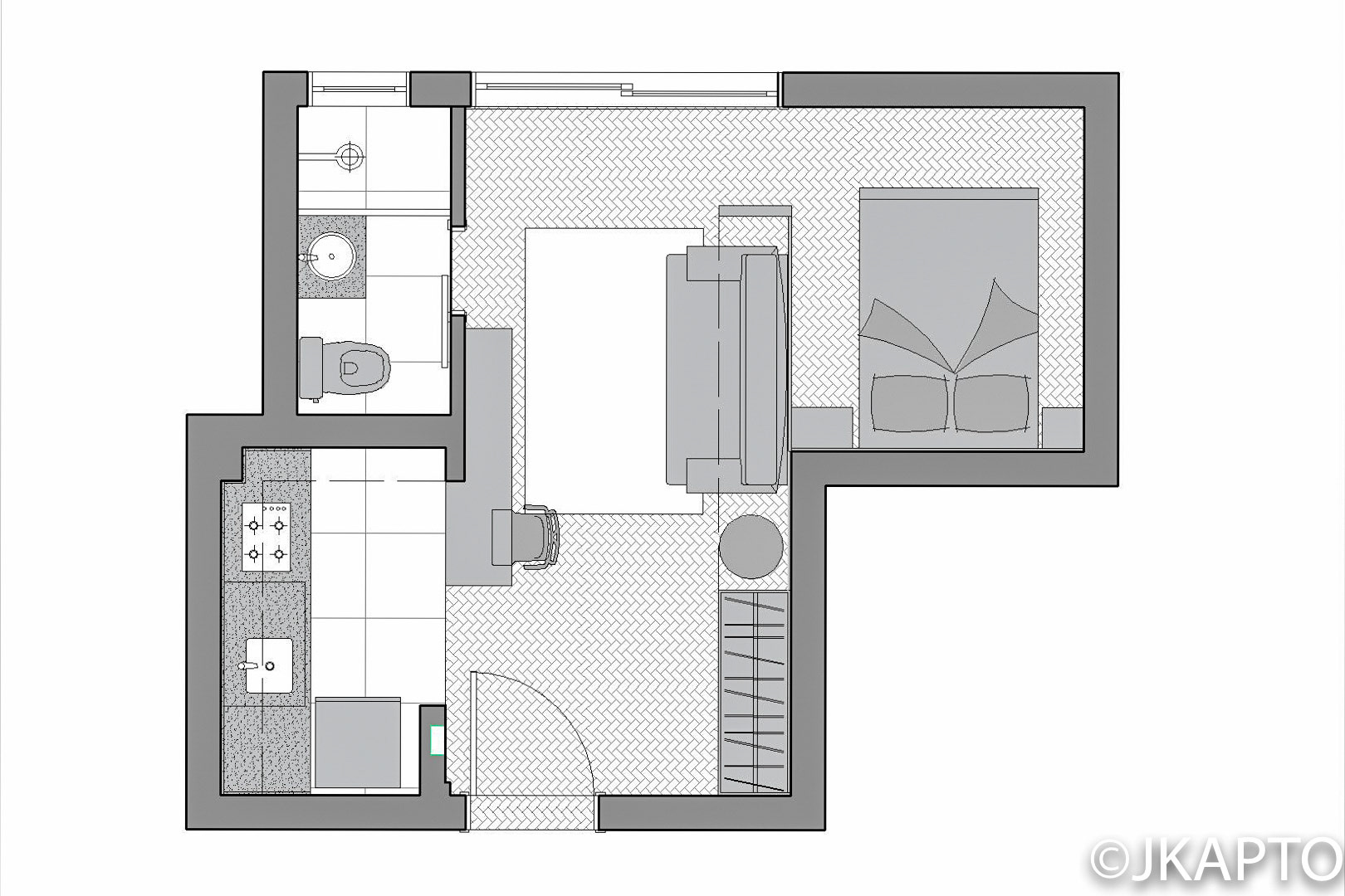 apartamento, cidade baixa ,porto alegre, jk, apto,pronto para morar, como novo, apartamento, novissimo, JKAPTO