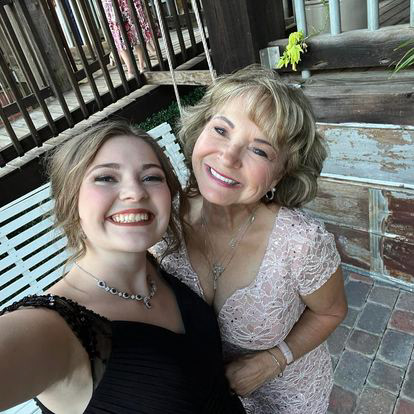 This is my Mimi (my grandmother) and I.