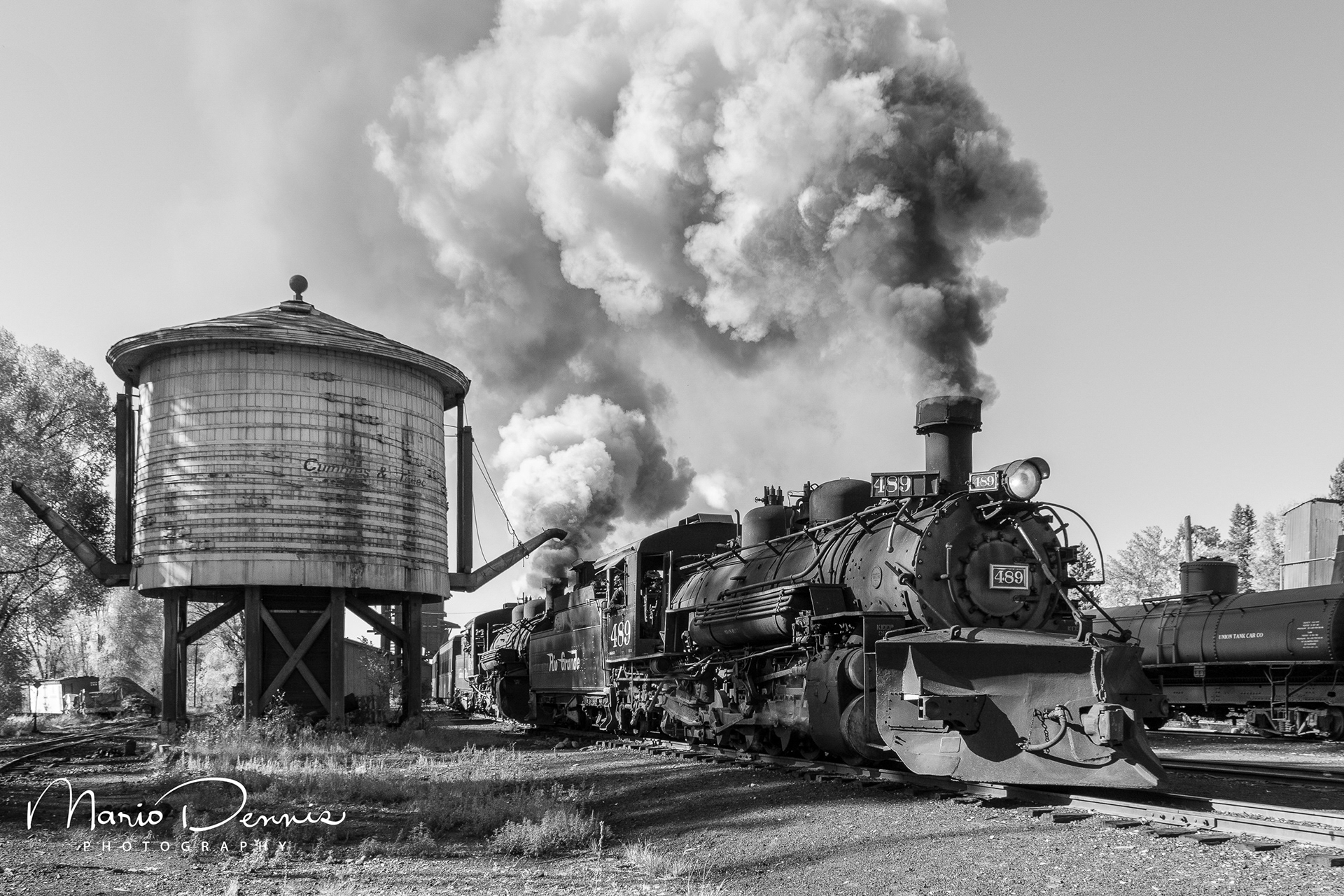 Cumbres & Toltec Railroad: Pulling out of the Chama Yard