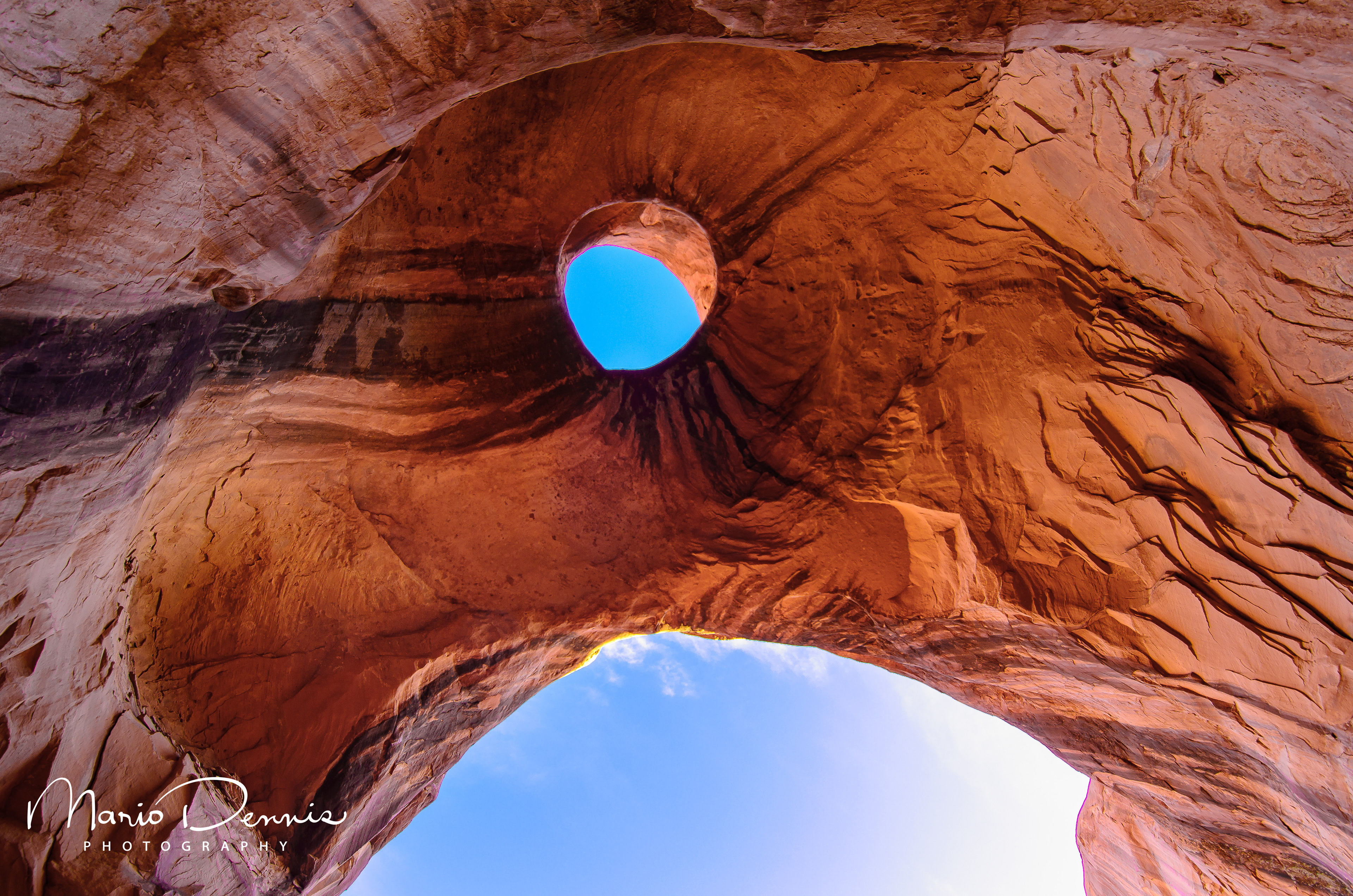 The Eagle, Monument Valley: You must lie on your back to see it.