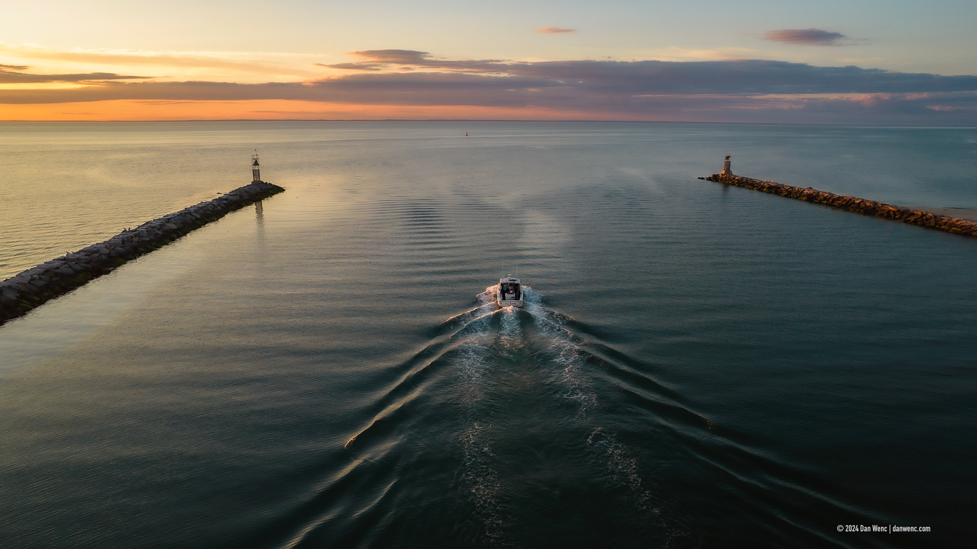 Montauk Harbor Sunset