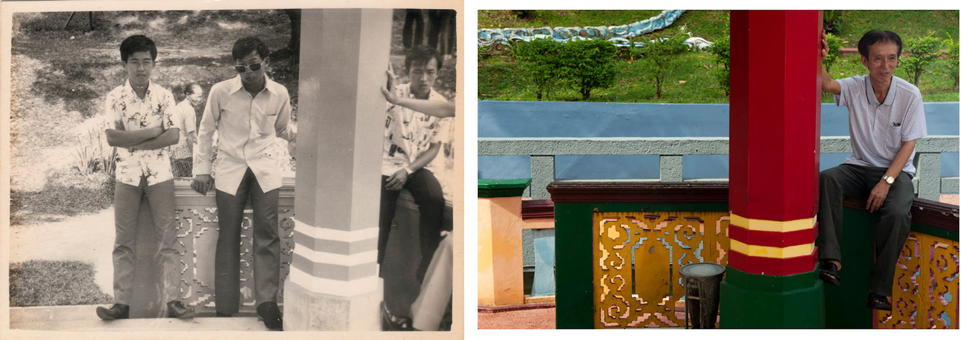 Late 1960s. "He was always the quiet one in the group." - Lim Choo Huat, 68