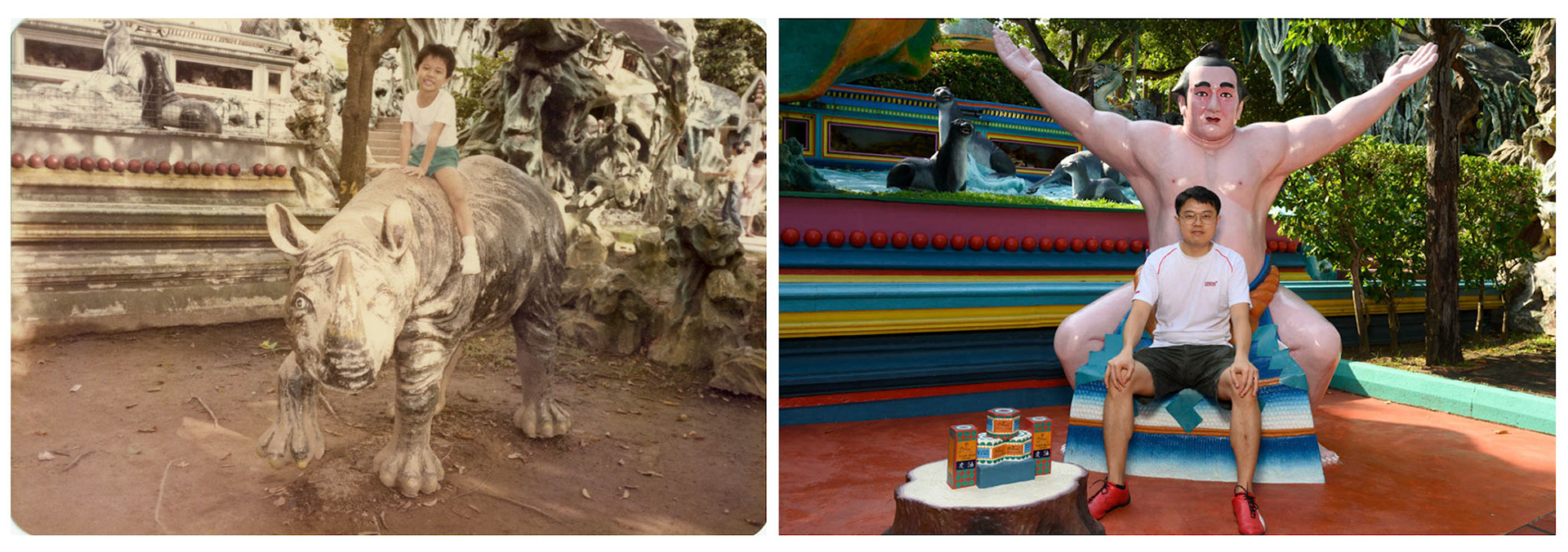 1985. "A outing for children (us) where Haw Par Villa is one of the stops. Were at East Coast before this." - Choo Ying Hui Colin, 39