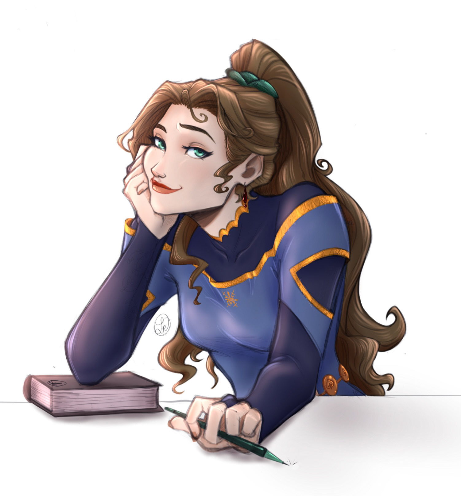 Disney-style fantasy character design study