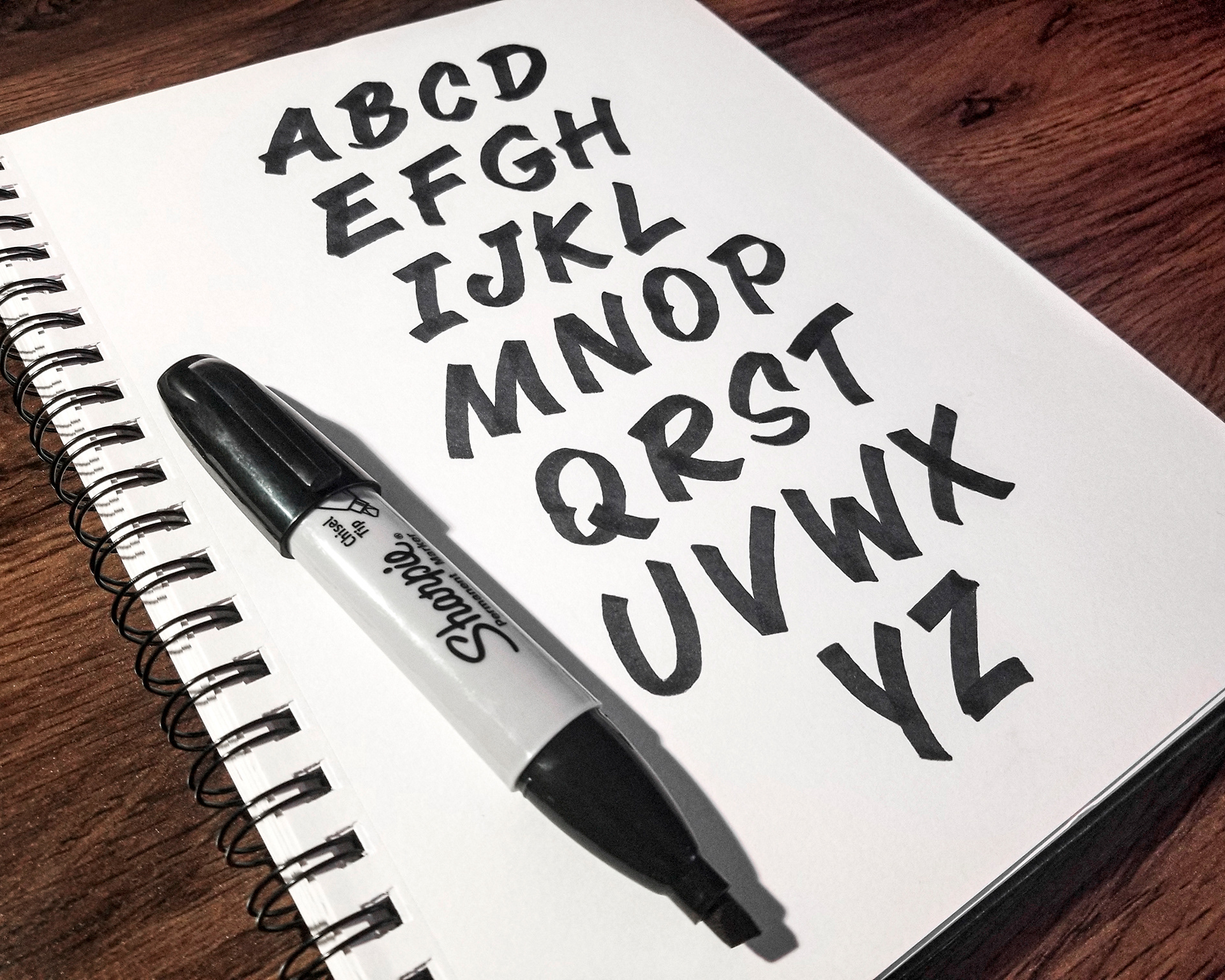 HAND LETTERING | FULL ALPHABET | CASUAL FONT