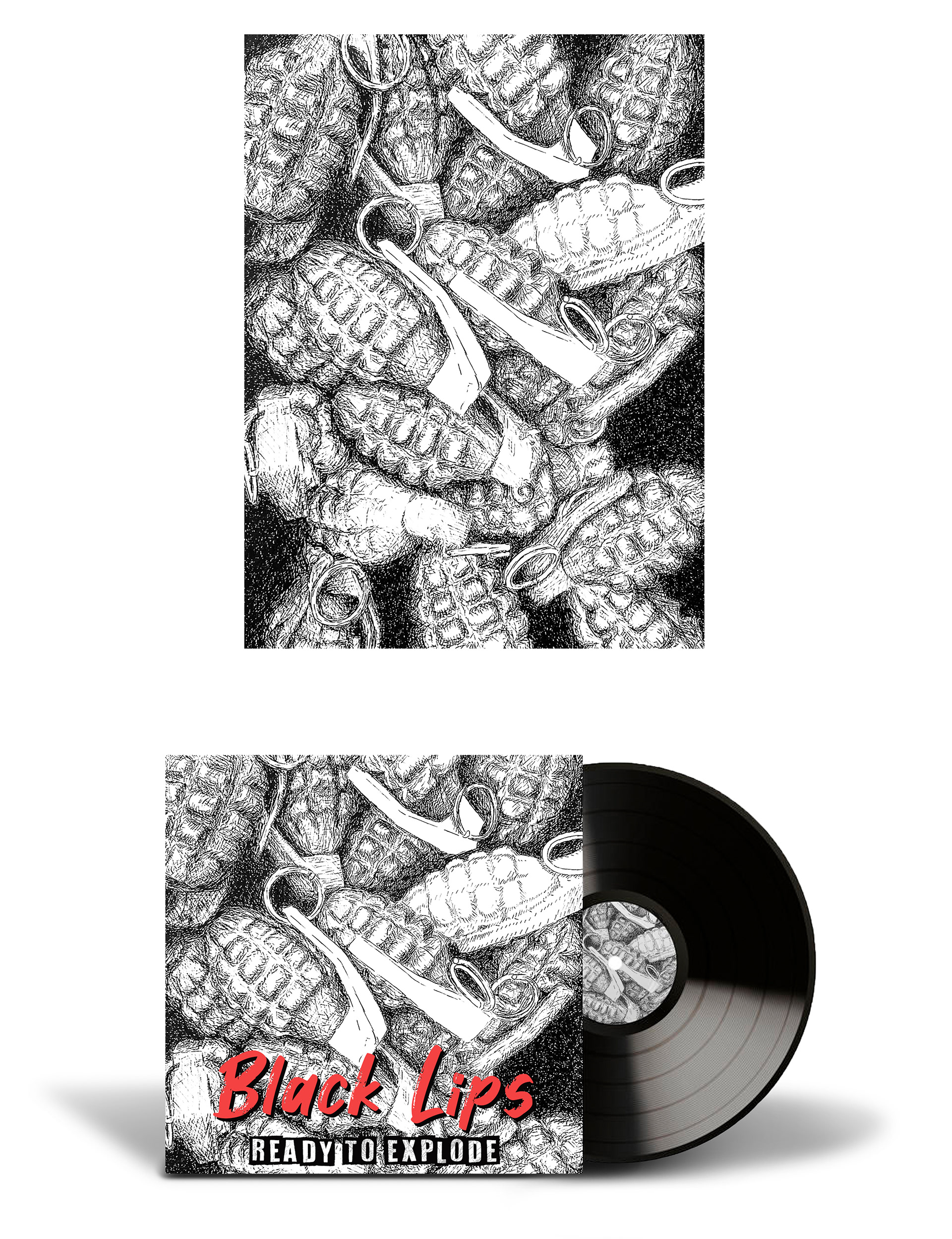 Album Cover | Ink on Bristol paper