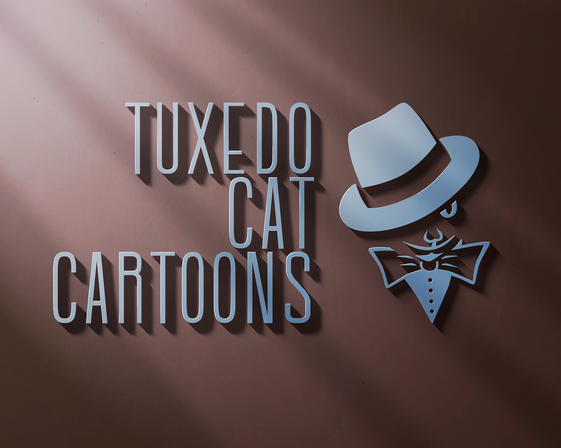 CUSTOM TEXT EFFECT | TUXEDO CAT CARTOONS | PHOTOSHOP