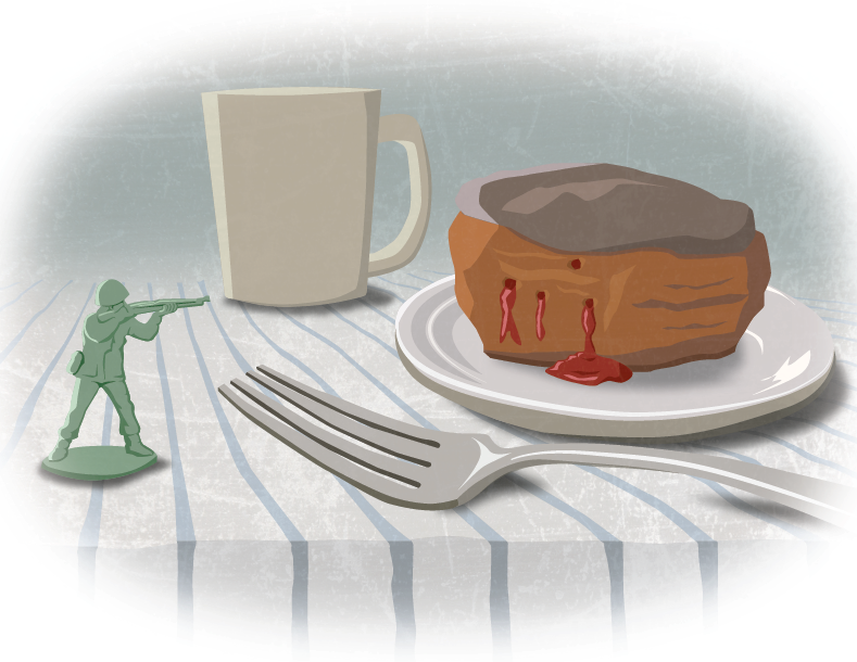 The Murder of a Jelly Donut | Illustrator