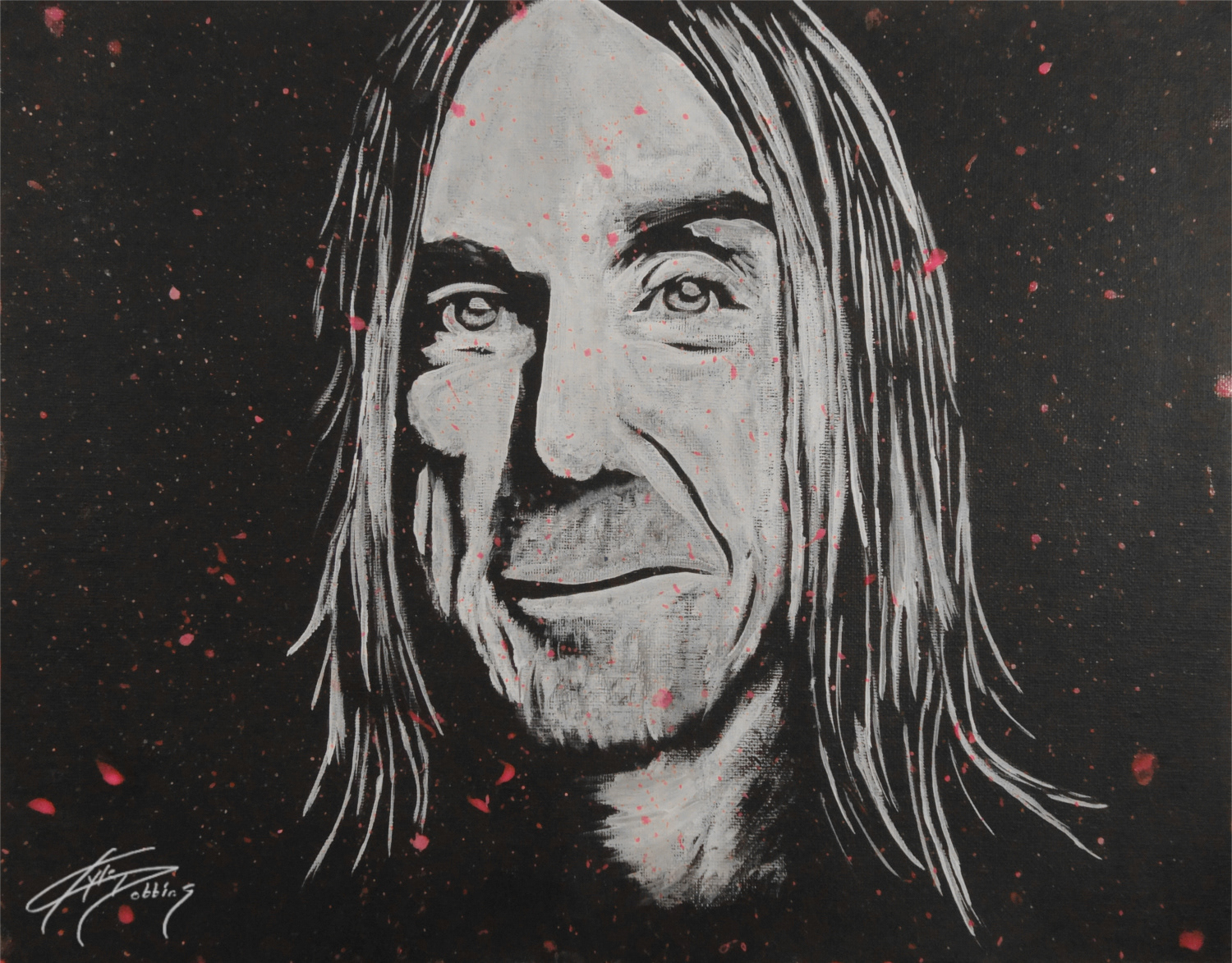 Iggy Pop | Acrylic on canvas