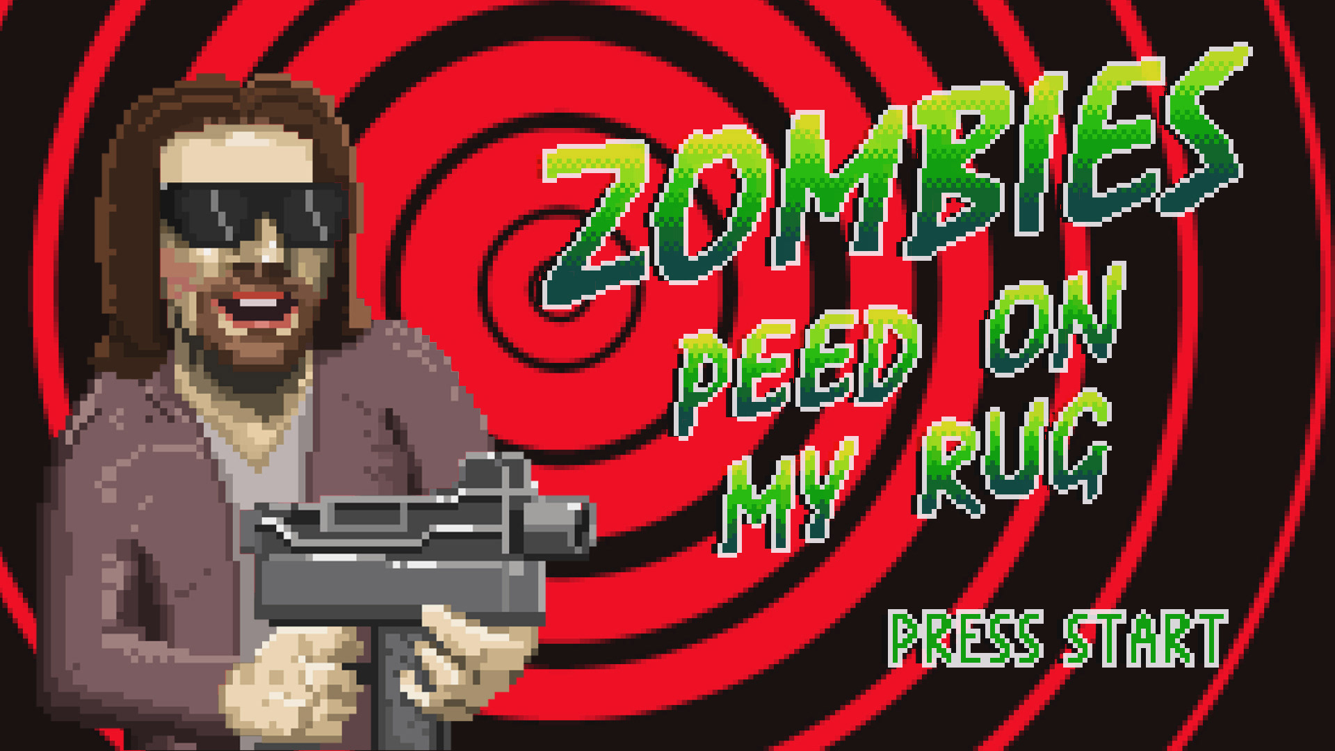 Zombies Peed on My Rug | Pixel Art | Photoshop