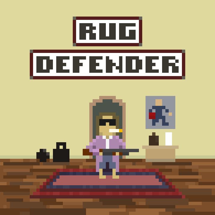 Rug Defender | Pixel Art | Photoshop