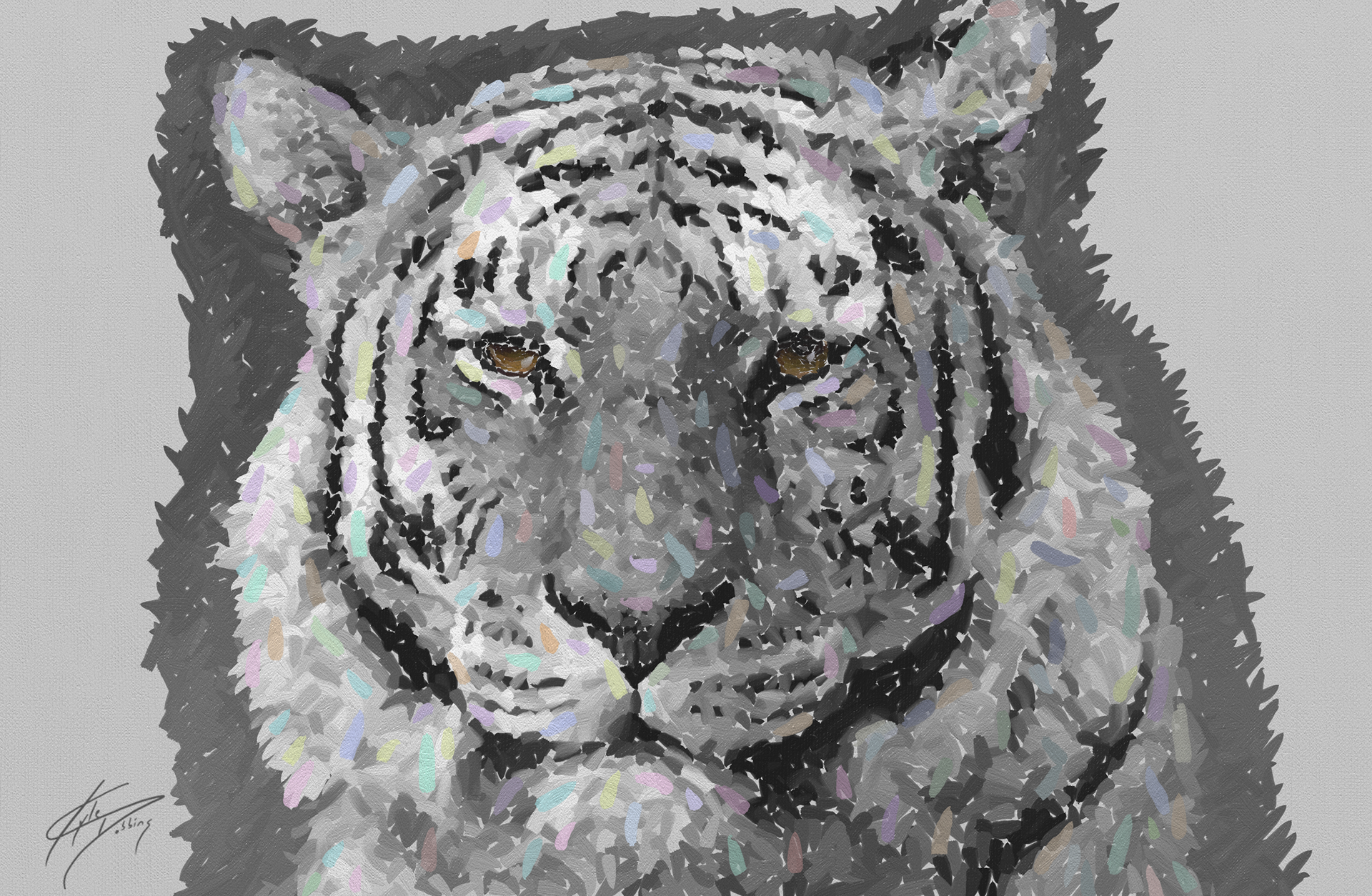 The Tiger | ArtRage